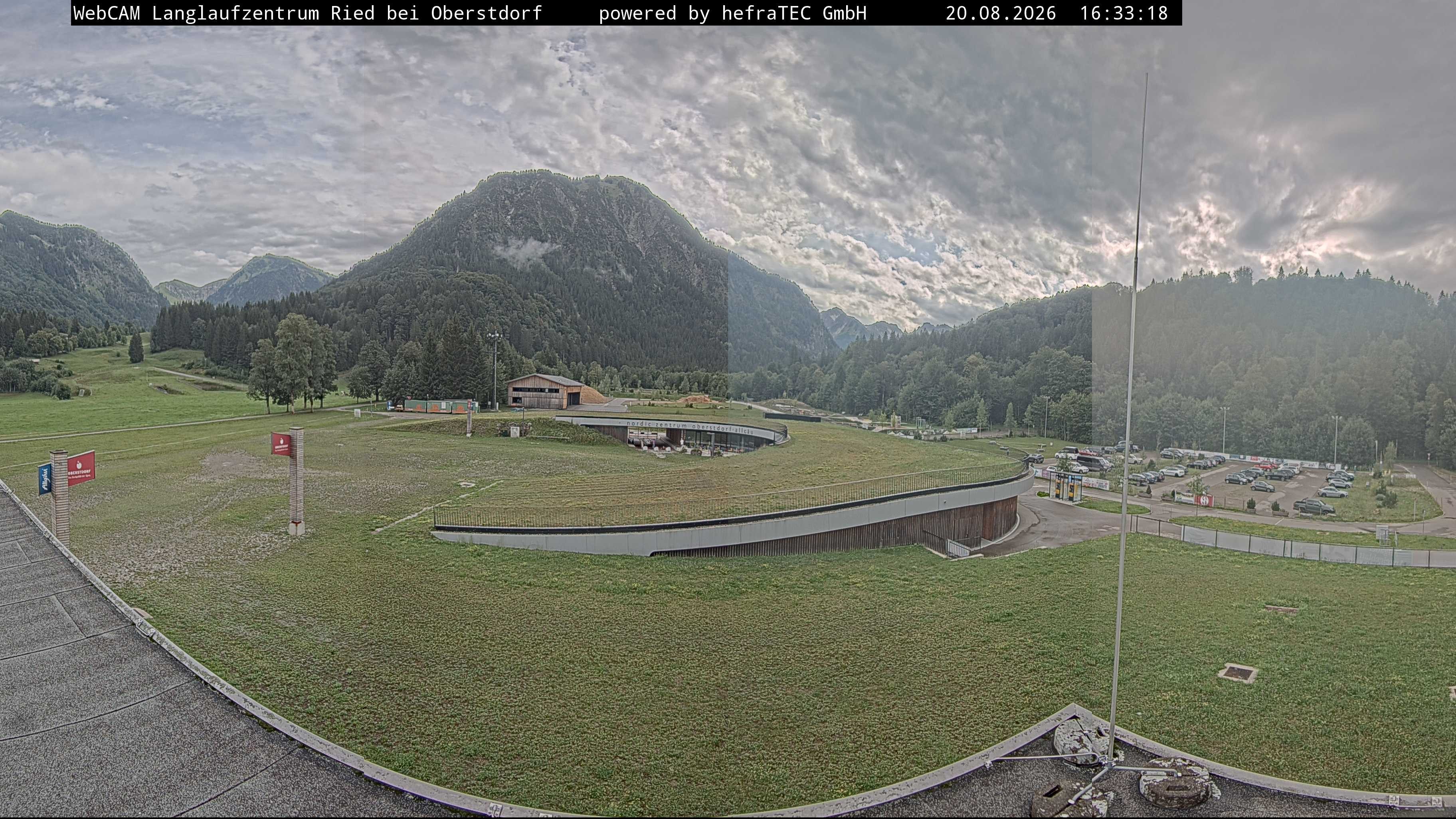 Archiv Foto Webcam Oberstdorf: Blick ins Langlaufstadion