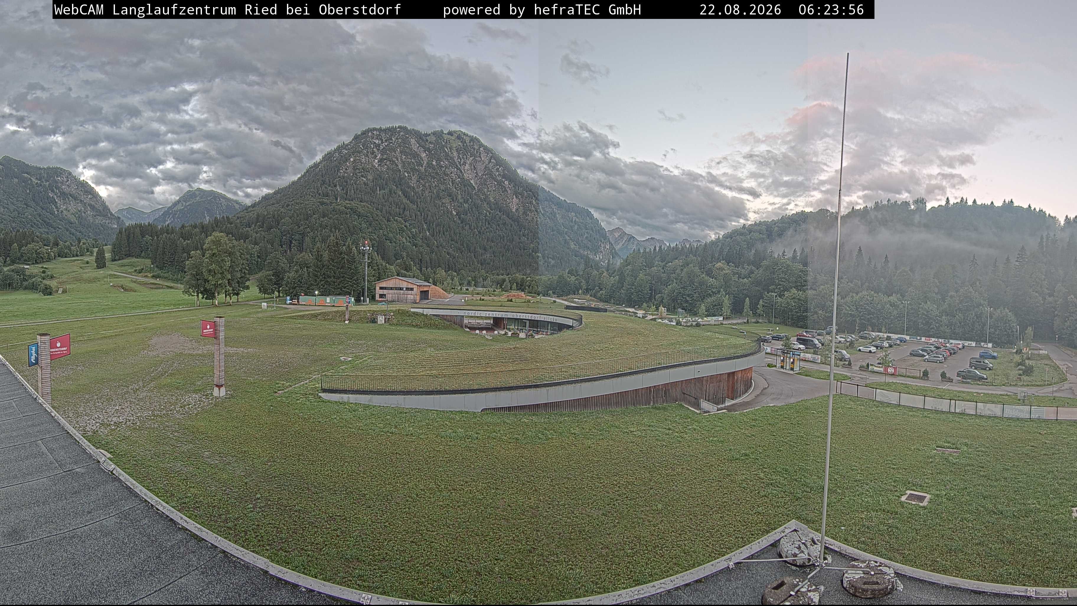 Archiv Foto Webcam Oberstdorf: Blick ins Langlaufstadion