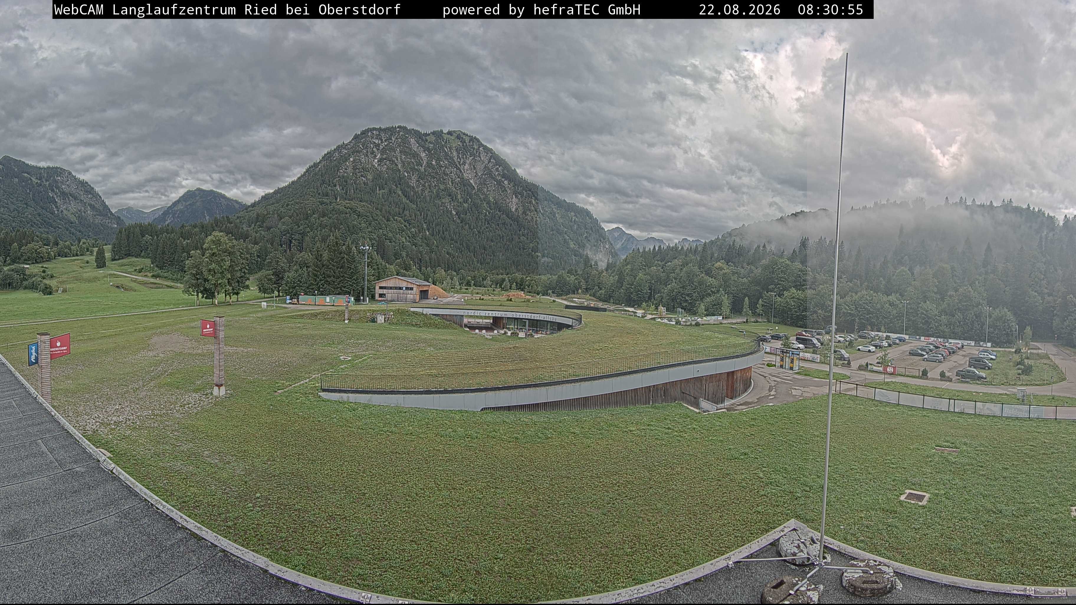 Archiv Foto Webcam Oberstdorf: Blick ins Langlaufstadion