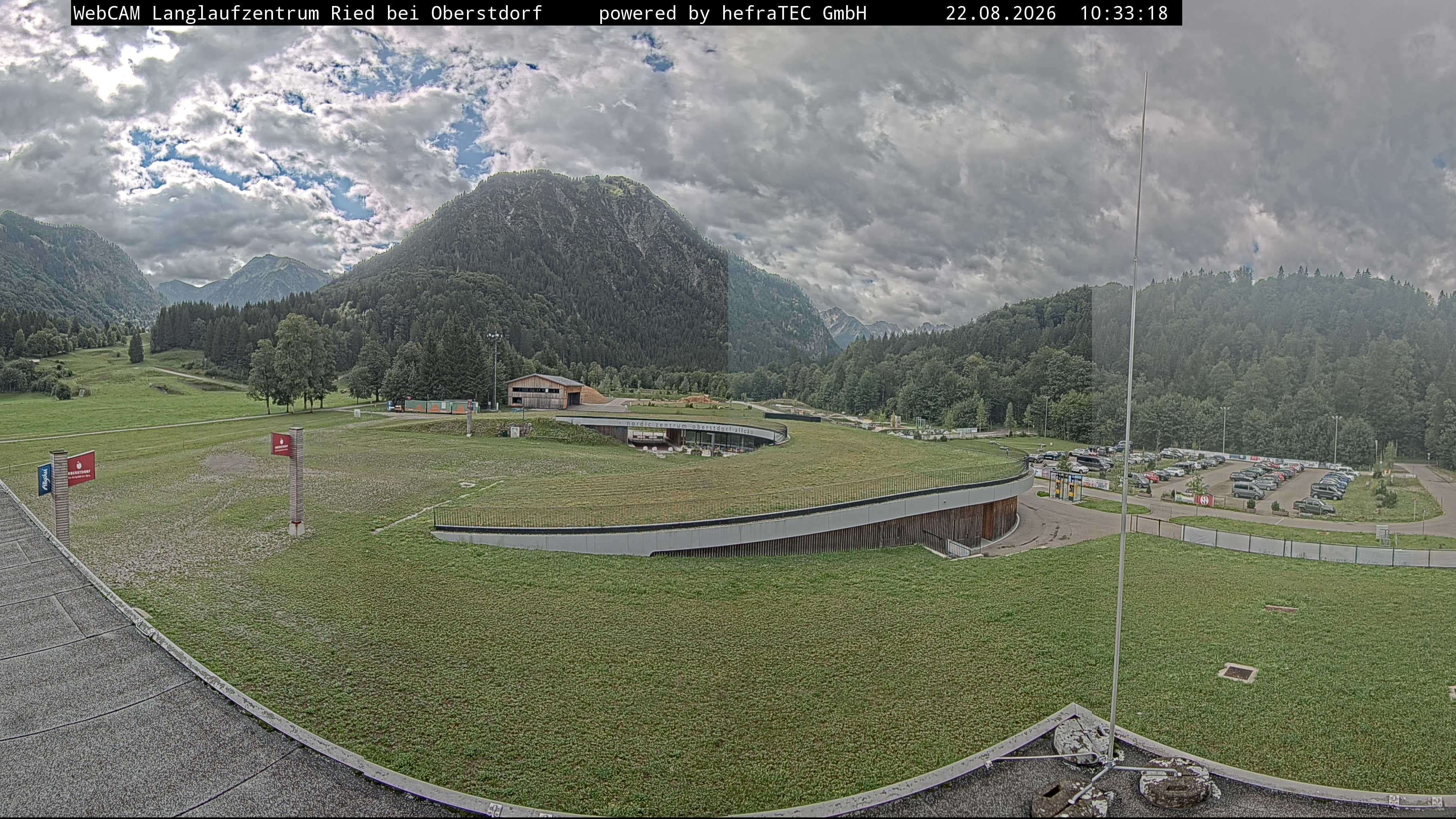 Archiv Foto Webcam Oberstdorf: Blick ins Langlaufstadion