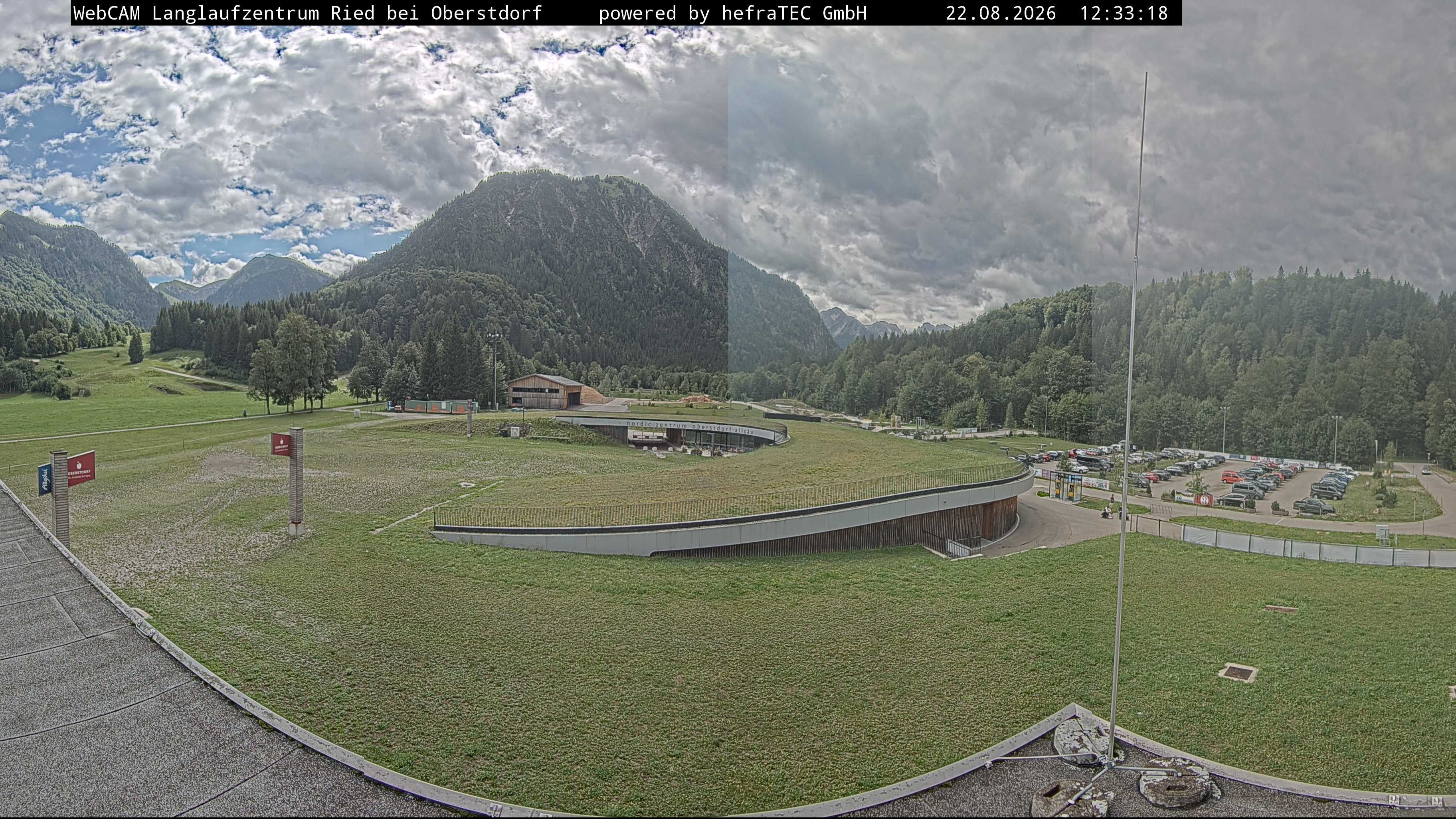 Archiv Foto Webcam Oberstdorf: Blick ins Langlaufstadion