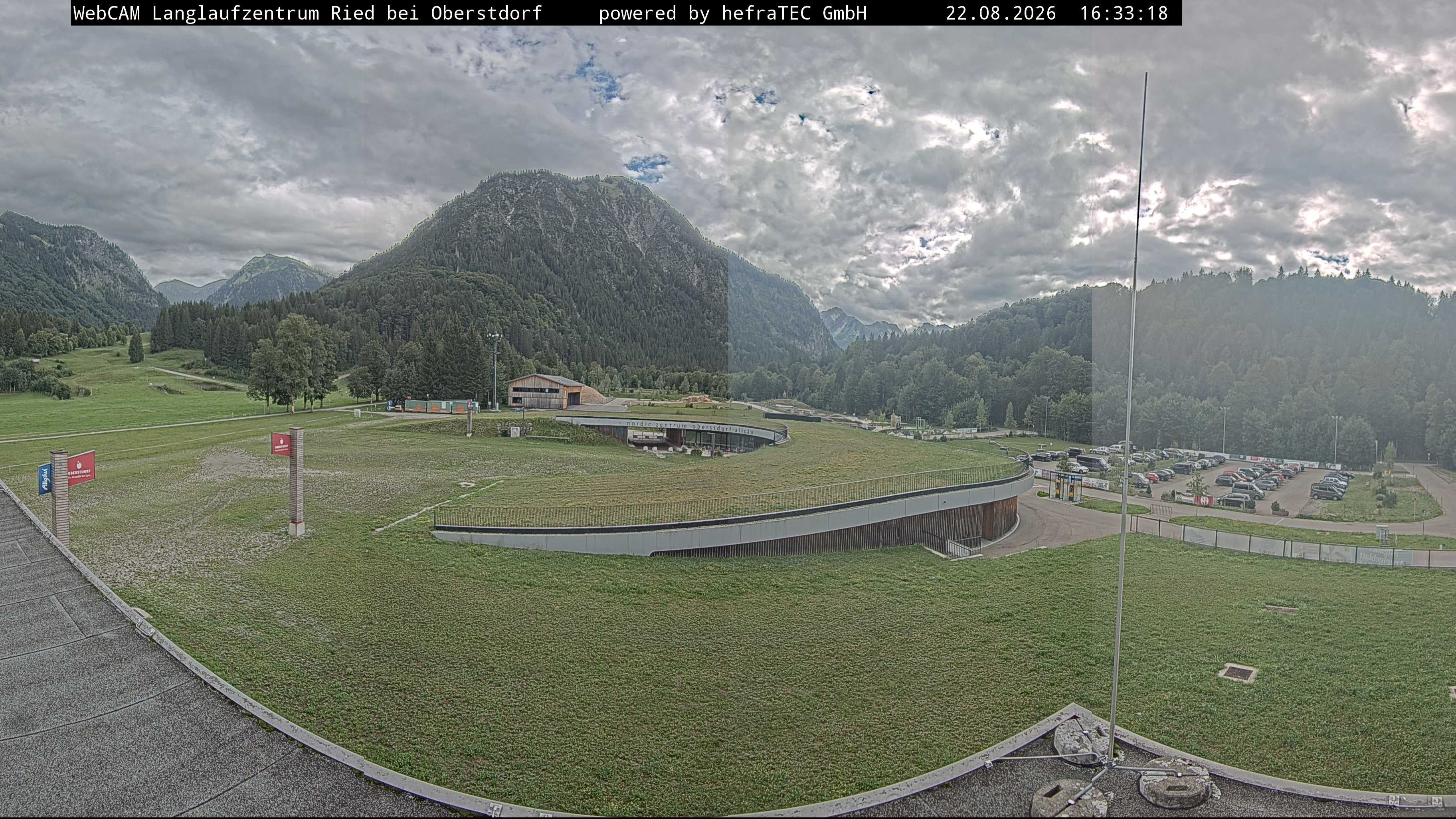Archiv Foto Webcam Oberstdorf: Blick ins Langlaufstadion