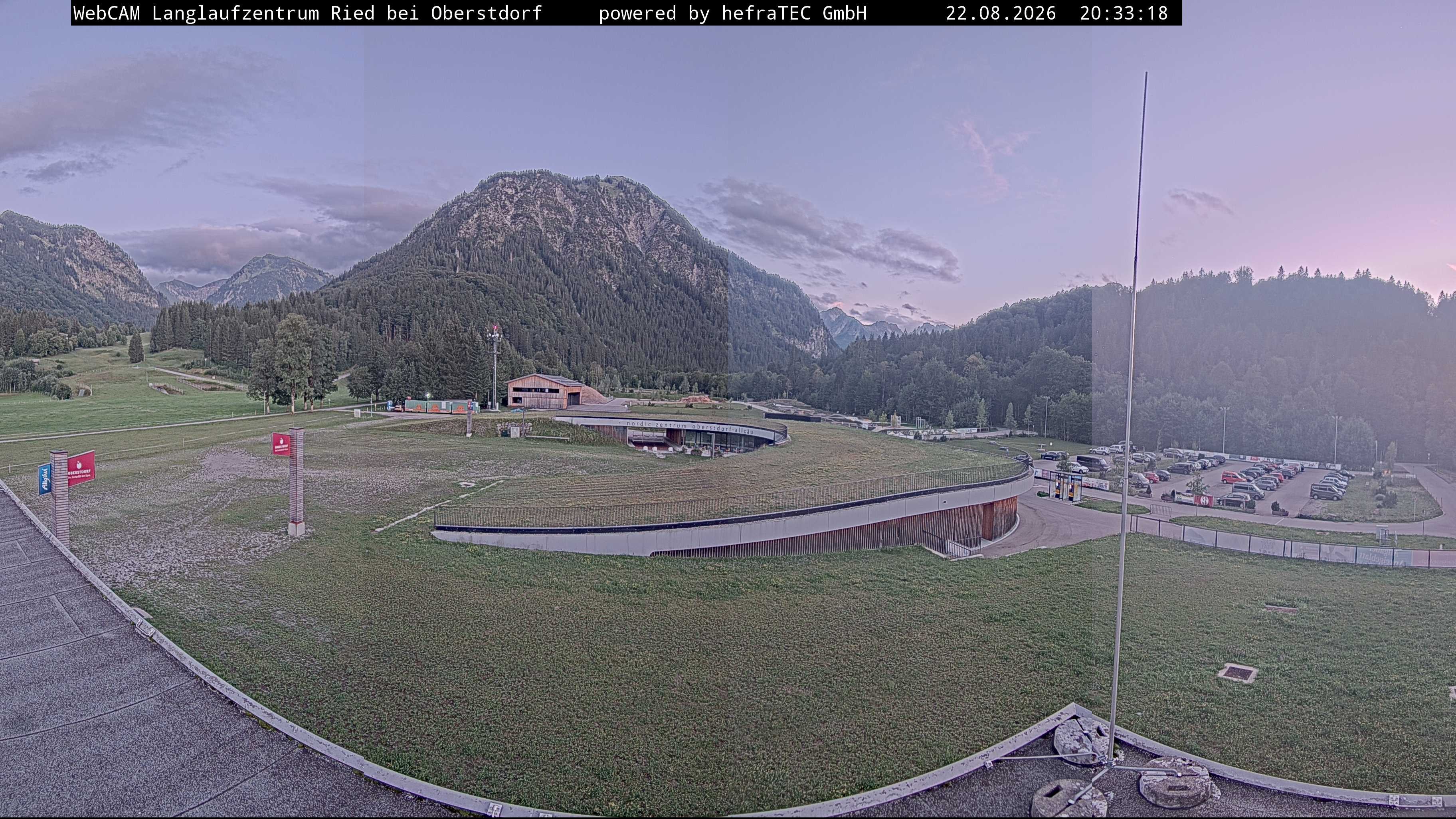 Archiv Foto Webcam Oberstdorf: Blick ins Langlaufstadion