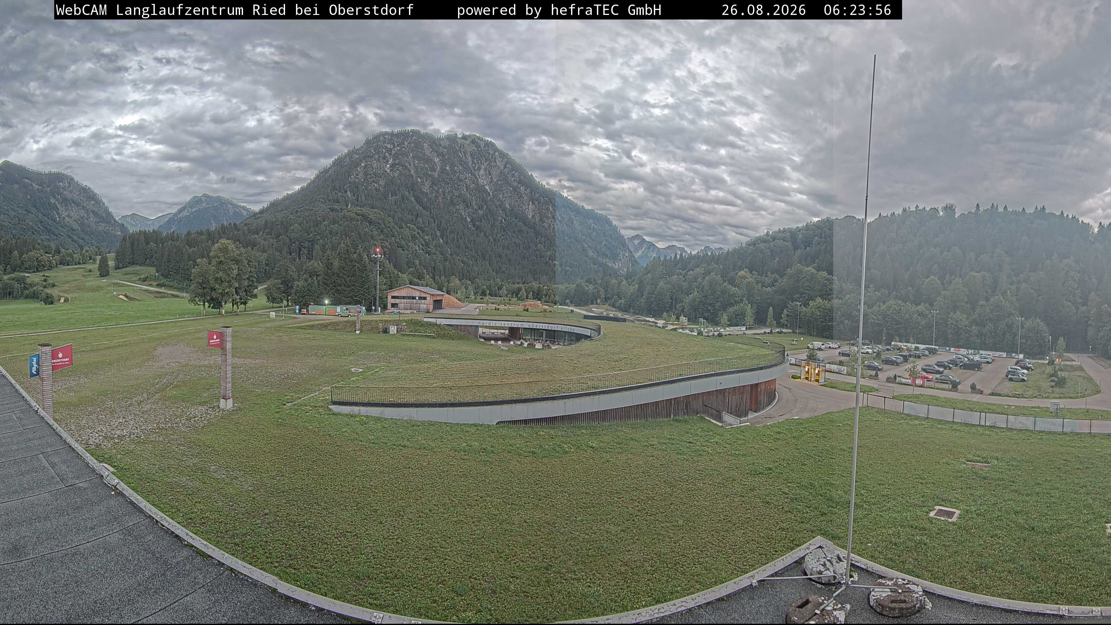 Archiv Foto Webcam Oberstdorf: Blick ins Langlaufstadion