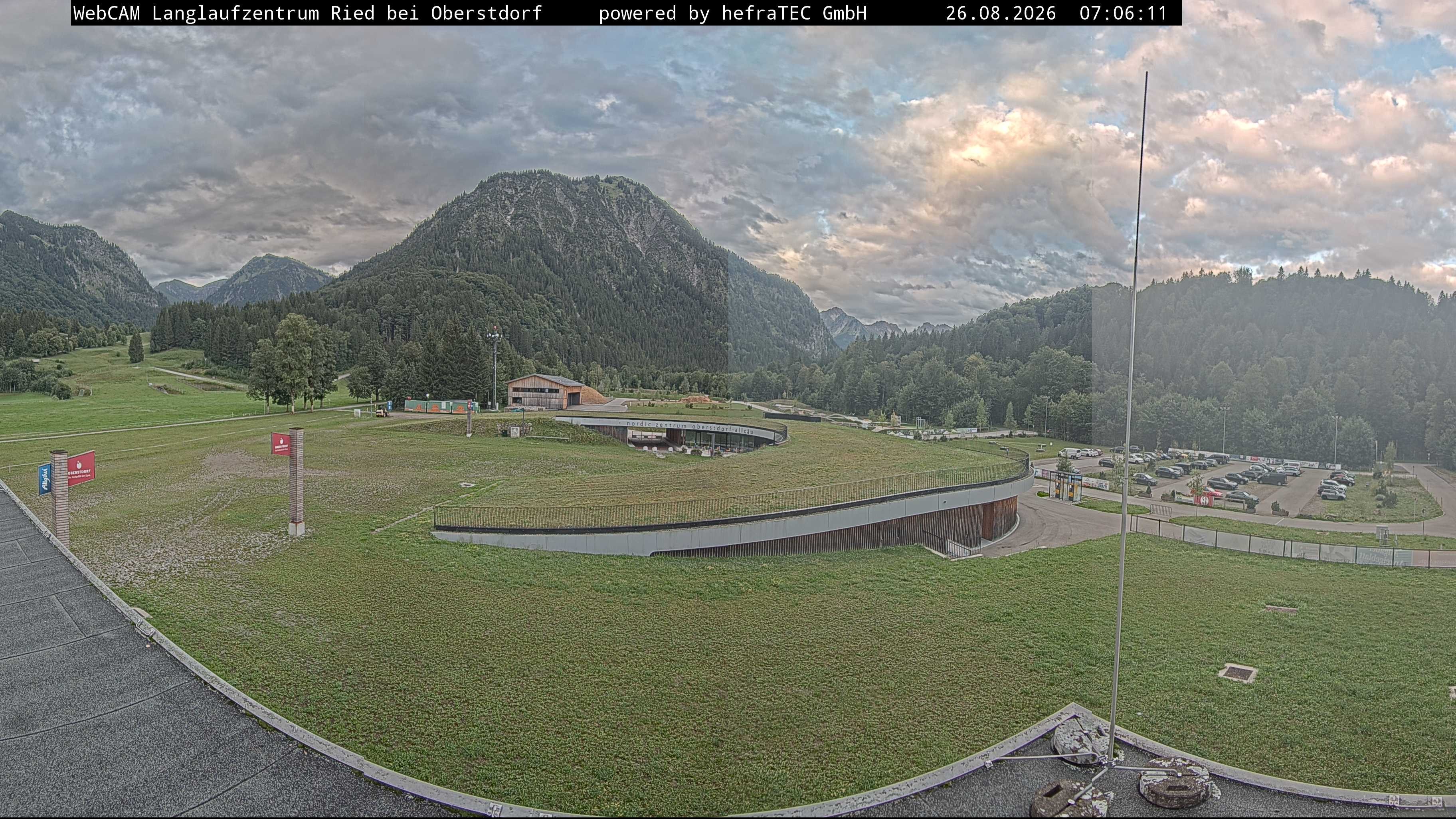 Archiv Foto Webcam Oberstdorf: Blick ins Langlaufstadion