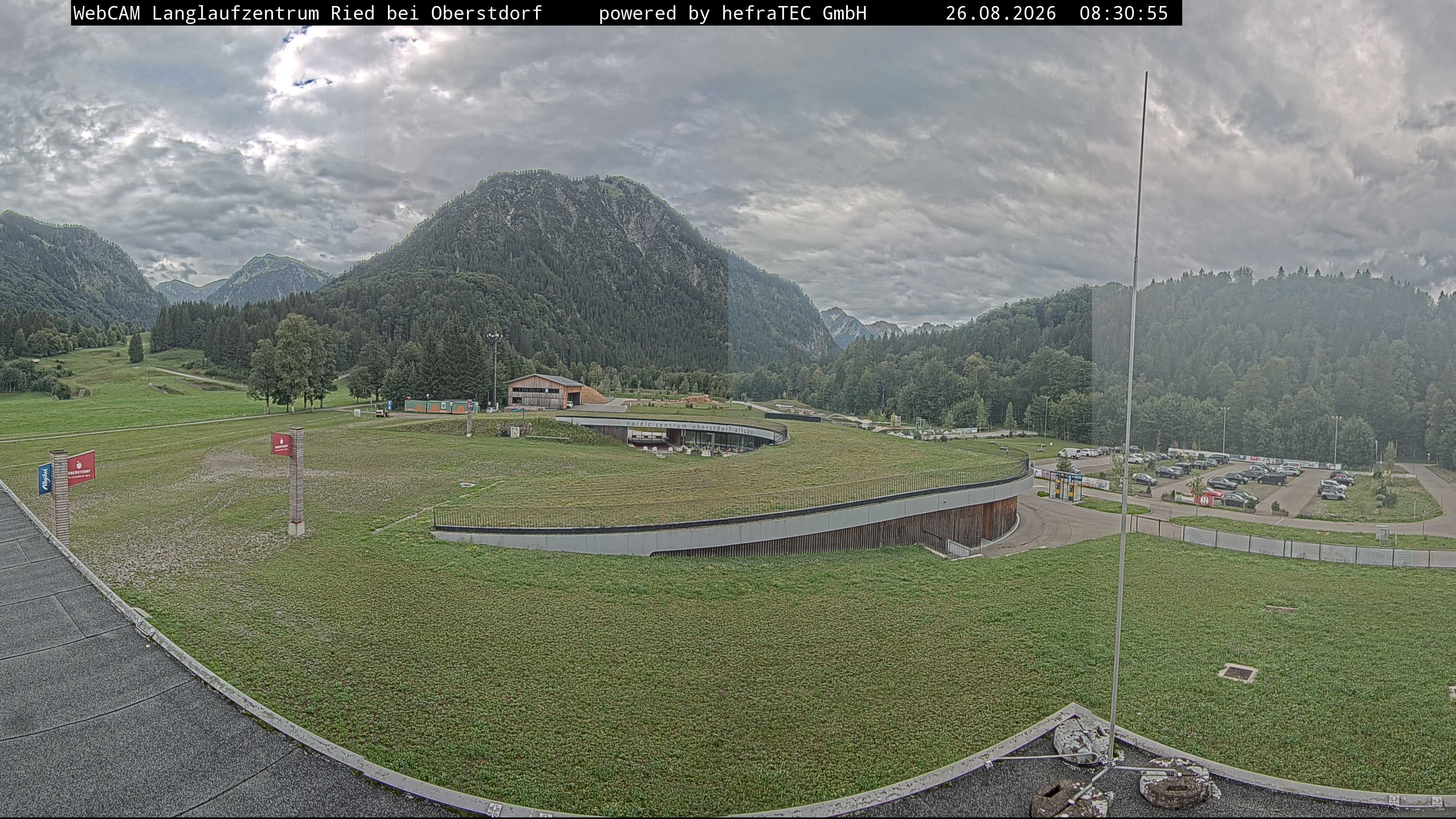 Archiv Foto Webcam Oberstdorf: Blick ins Langlaufstadion