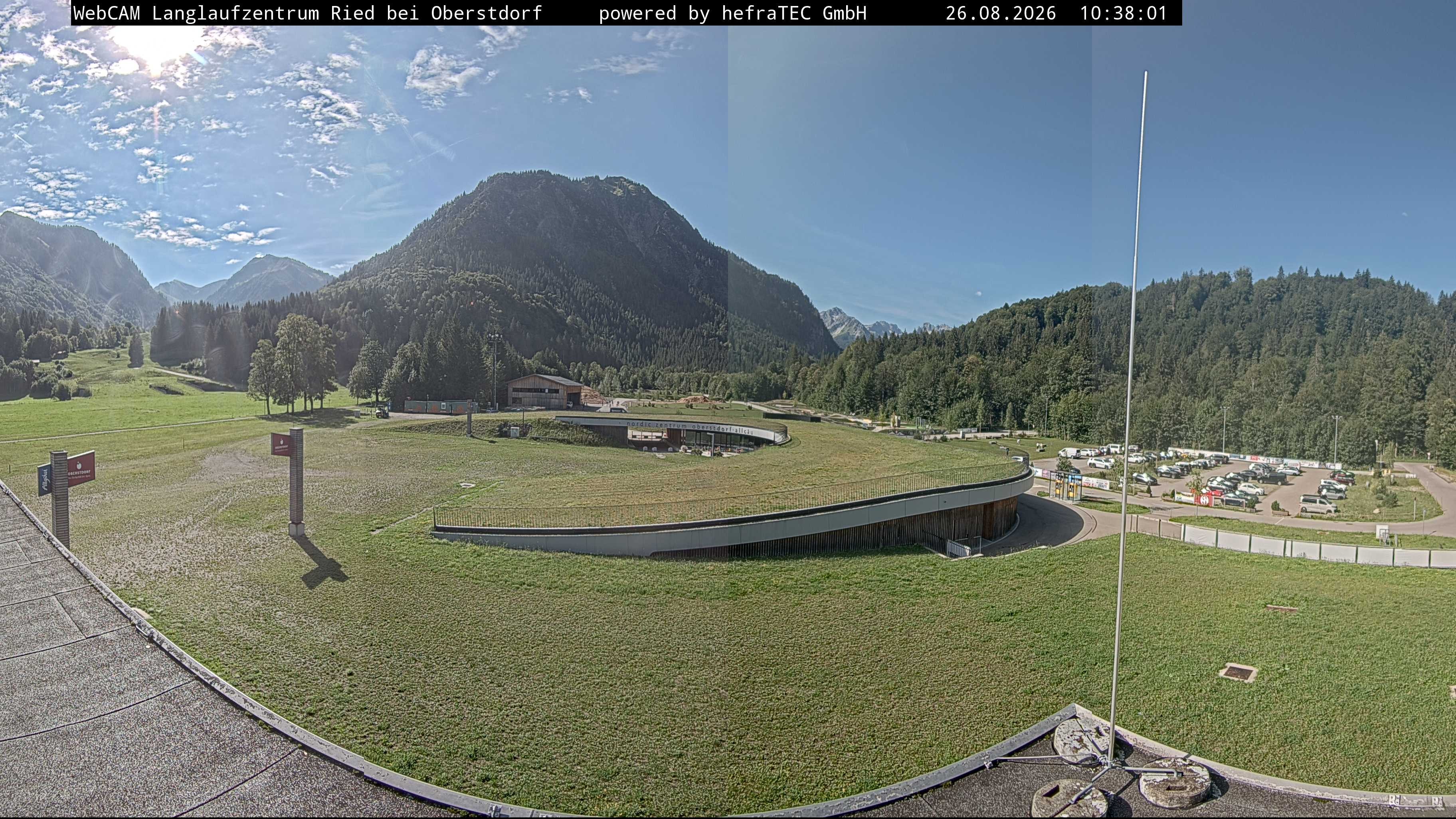 Archiv Foto Webcam Oberstdorf: Blick ins Langlaufstadion