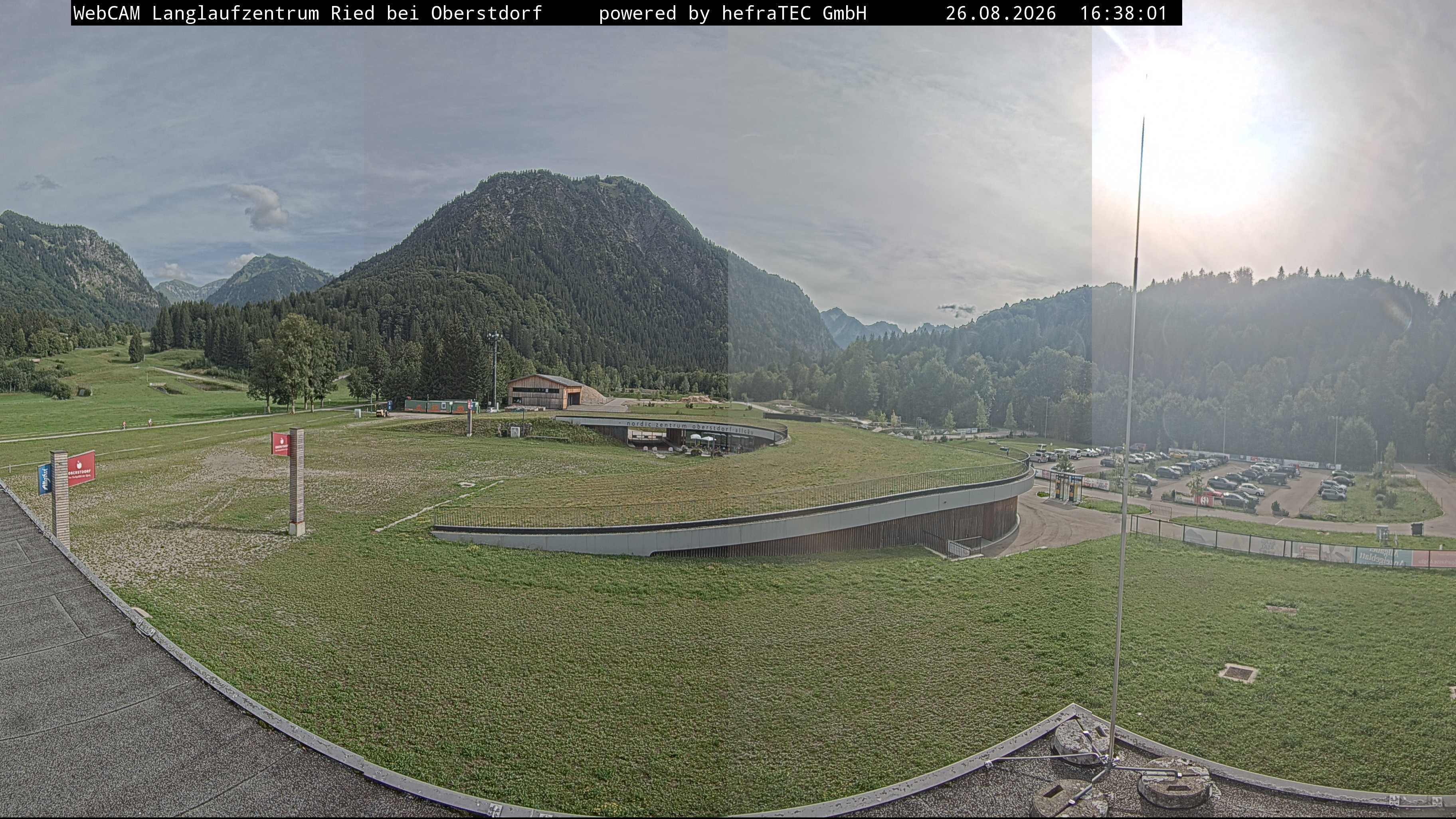 Archiv Foto Webcam Oberstdorf: Blick ins Langlaufstadion