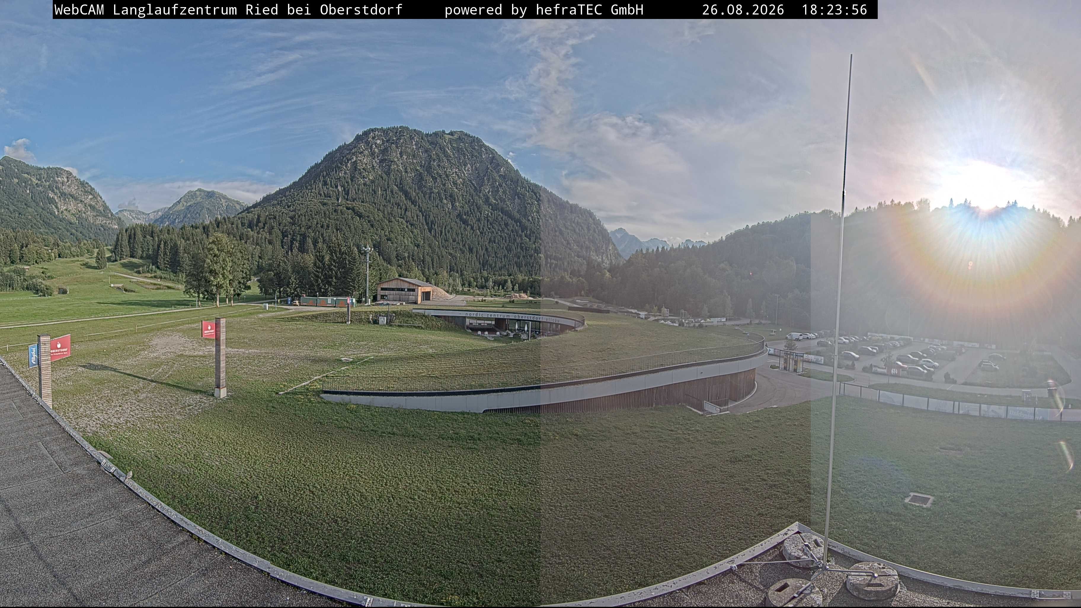Archiv Foto Webcam Oberstdorf: Blick ins Langlaufstadion