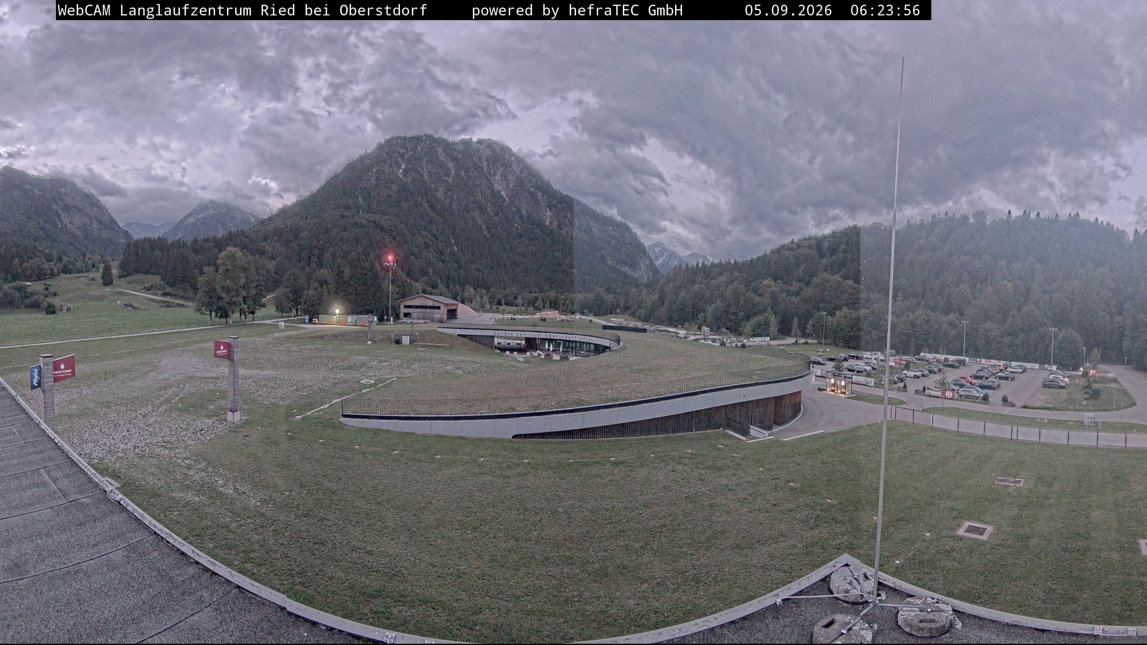 Archiv Foto Webcam Oberstdorf: Blick ins Langlaufstadion