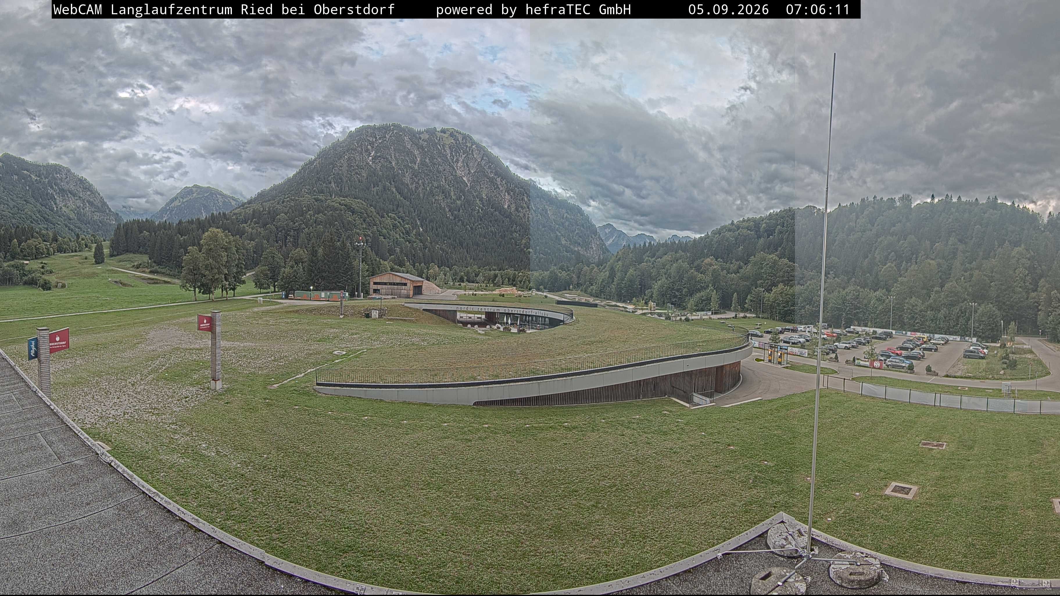 Archiv Foto Webcam Oberstdorf: Blick ins Langlaufstadion