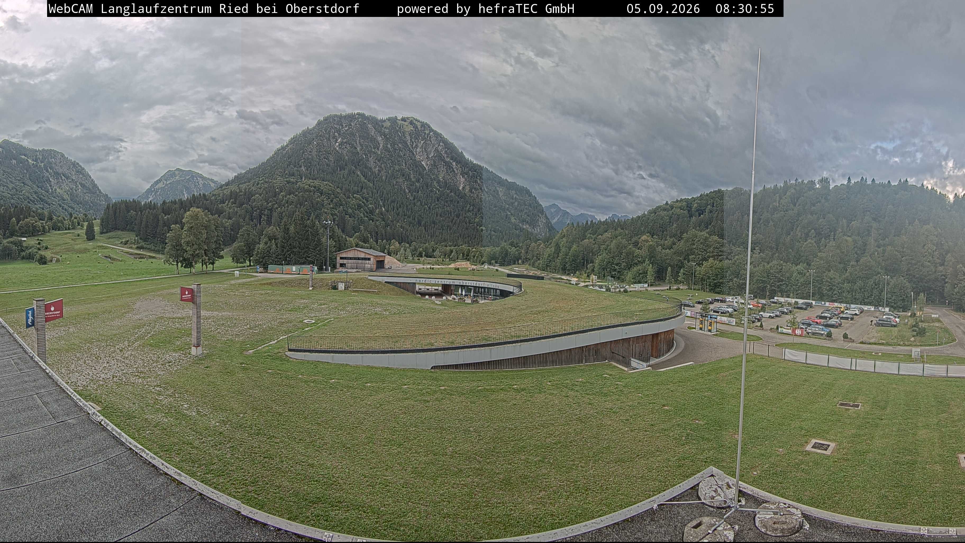 Archiv Foto Webcam Oberstdorf: Blick ins Langlaufstadion