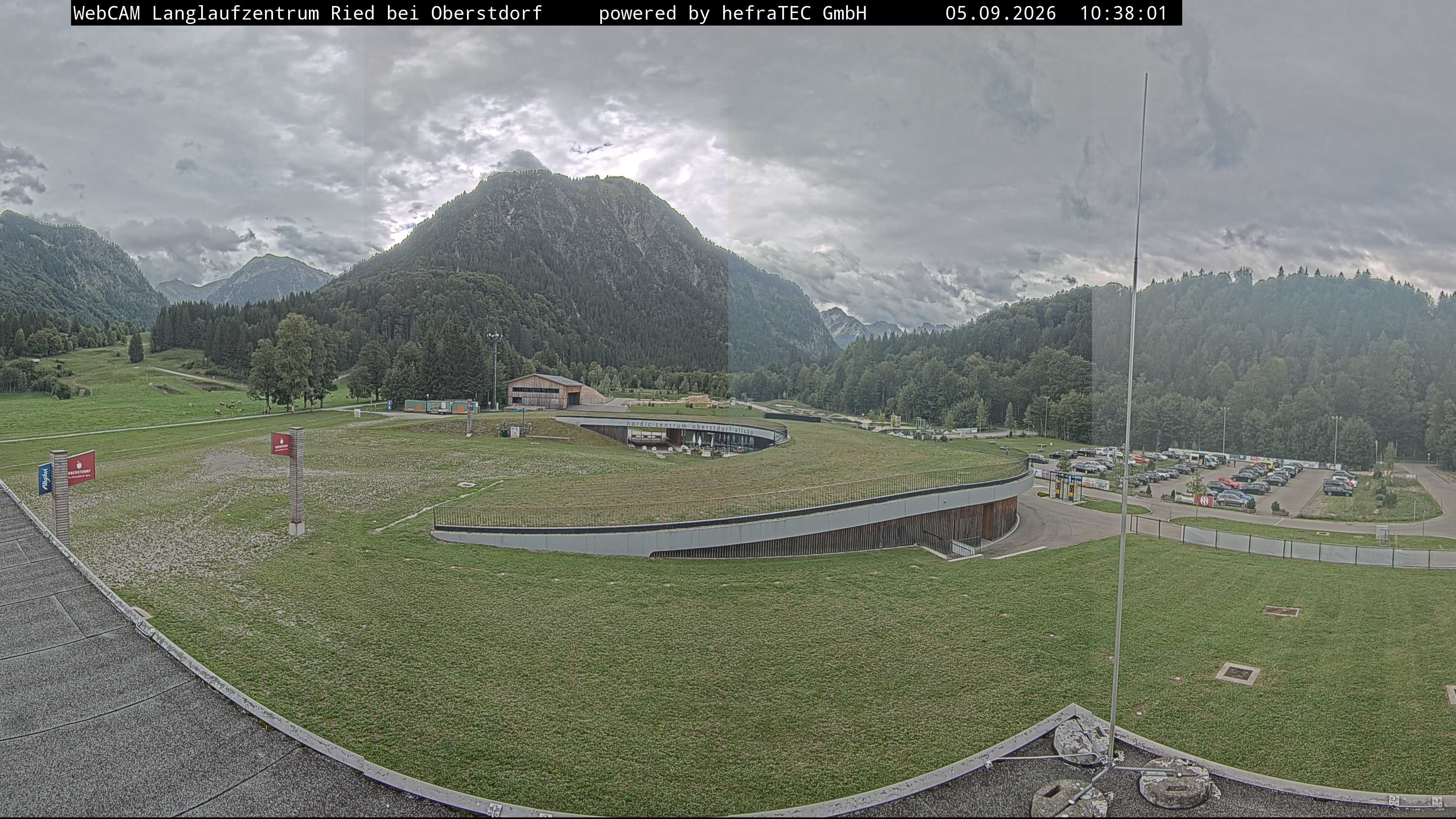 Archiv Foto Webcam Oberstdorf: Blick ins Langlaufstadion