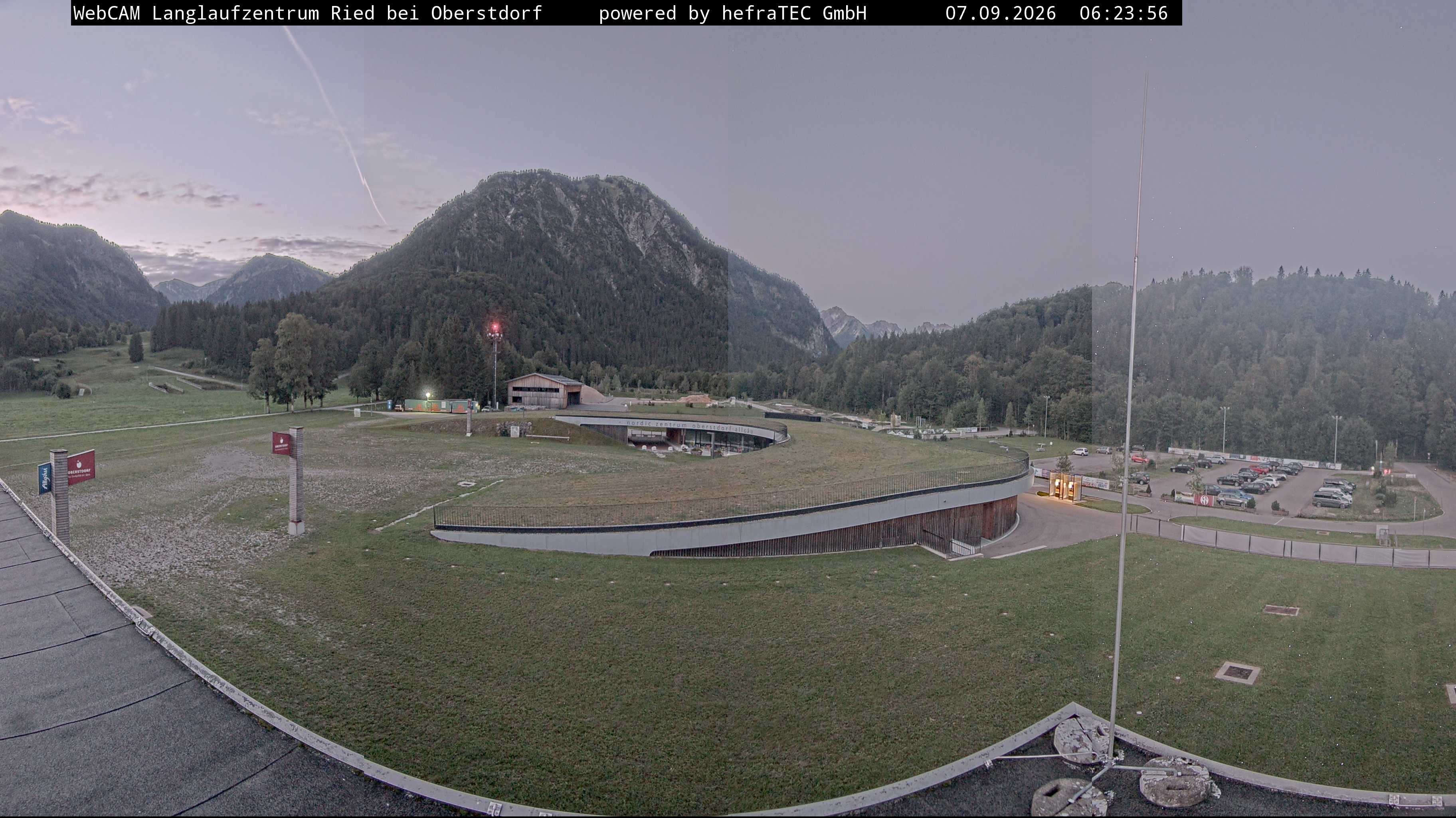 Archiv Foto Webcam Oberstdorf: Blick ins Langlaufstadion