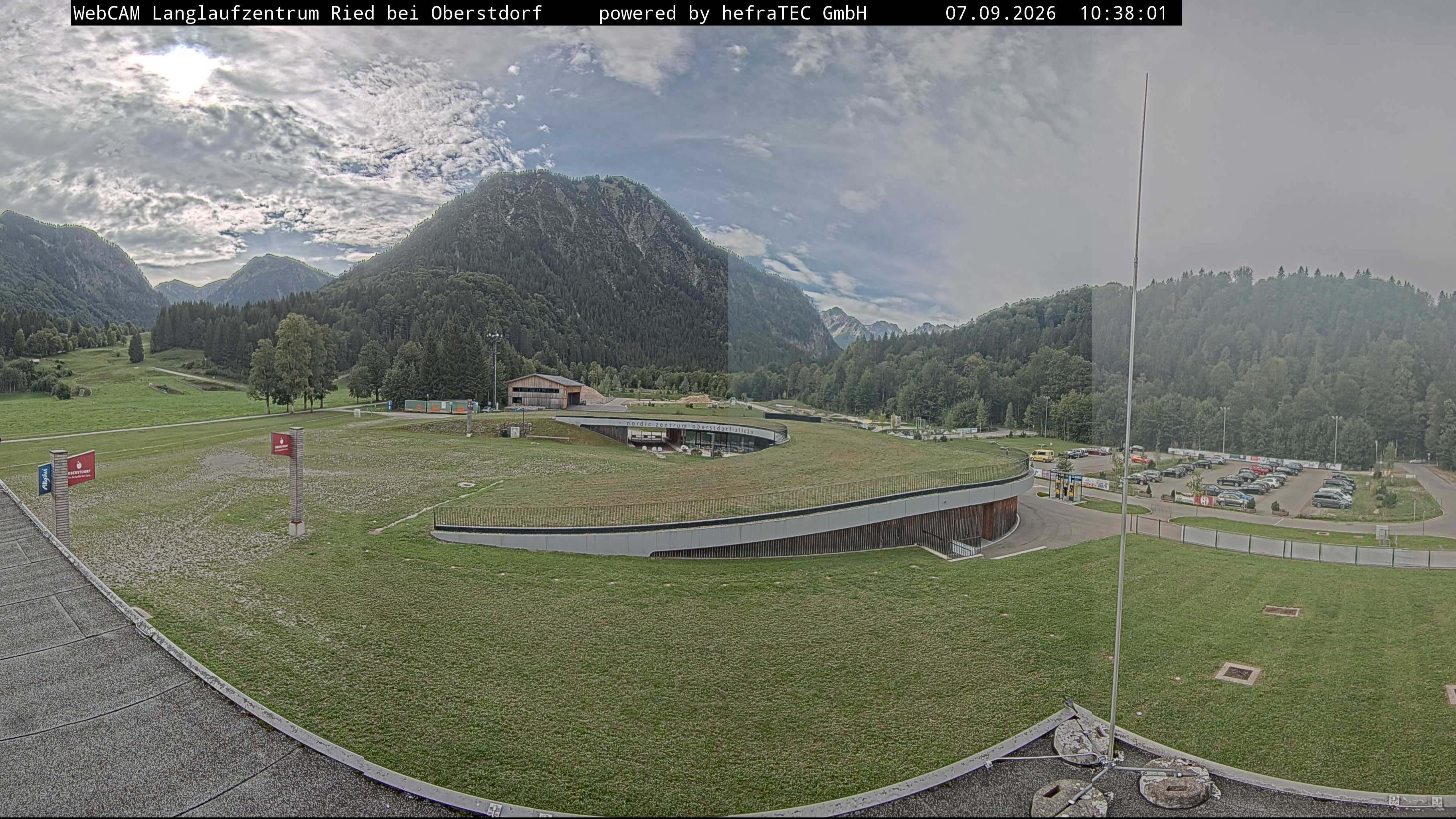 Archiv Foto Webcam Oberstdorf: Blick ins Langlaufstadion