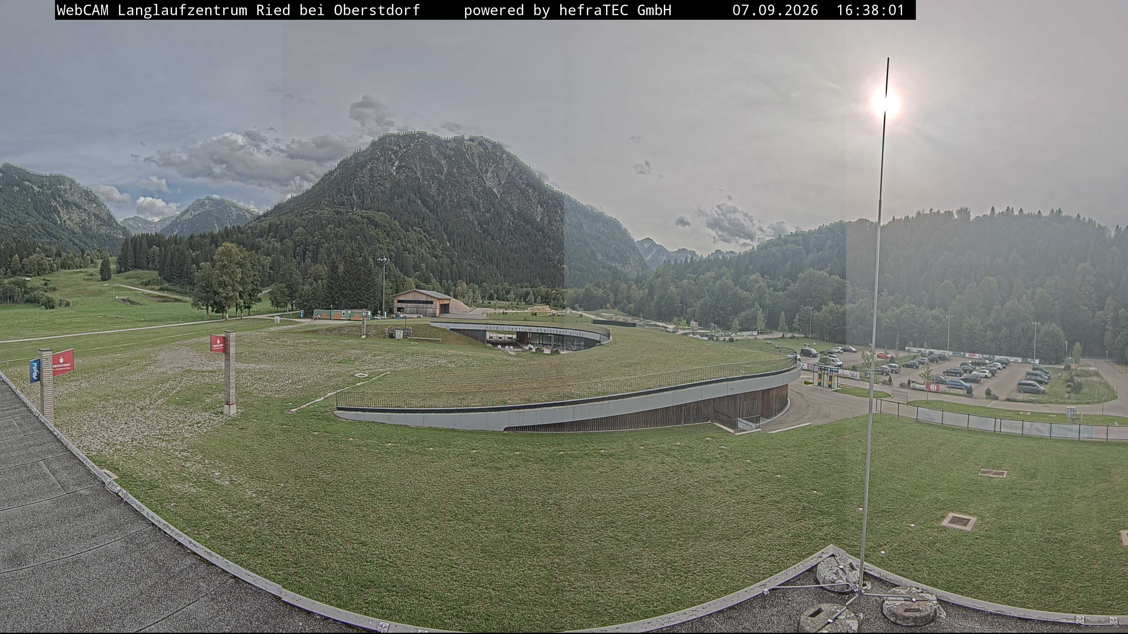 Archiv Foto Webcam Oberstdorf: Blick ins Langlaufstadion