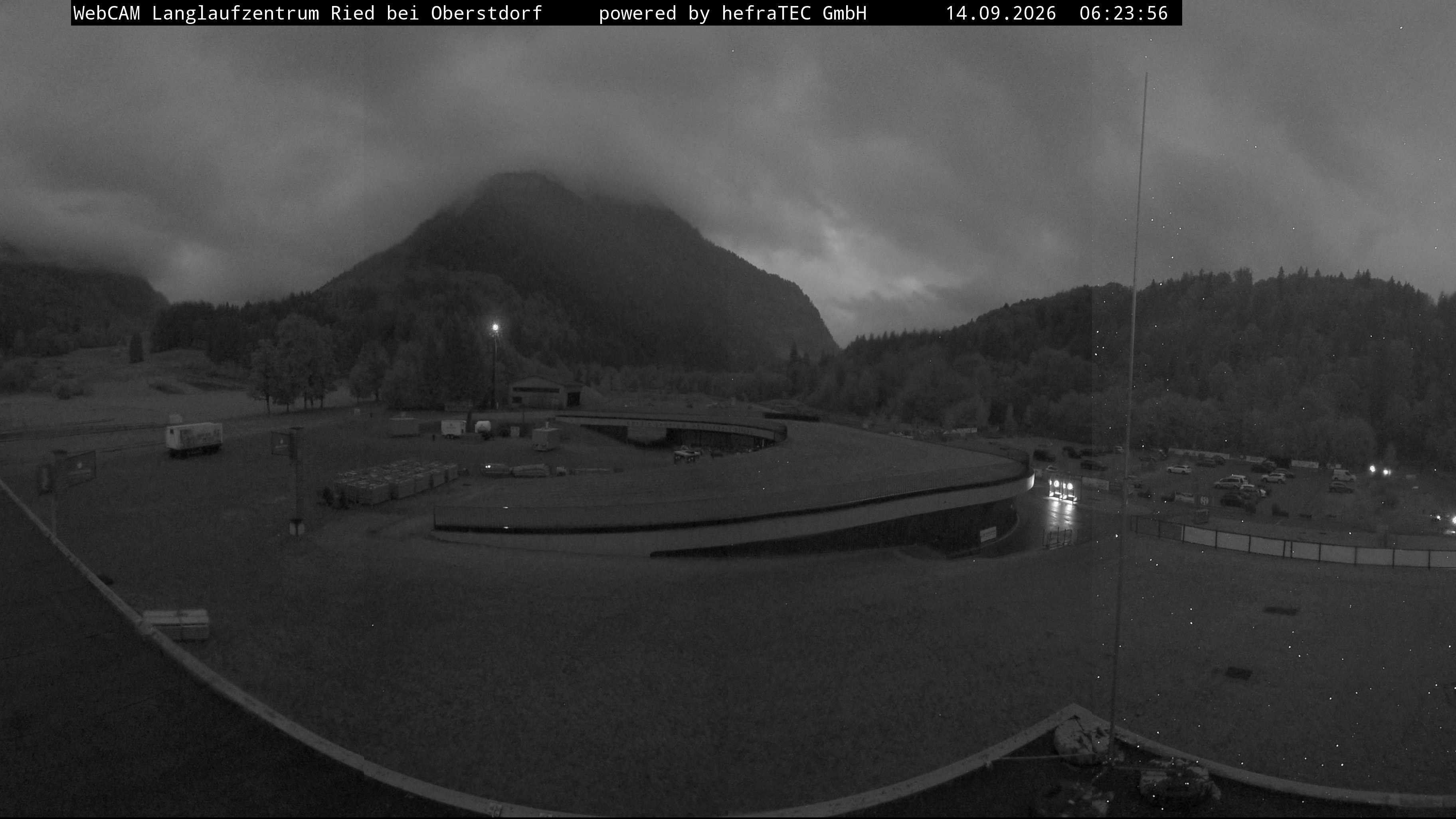 Archiv Foto Webcam Oberstdorf: Blick ins Langlaufstadion