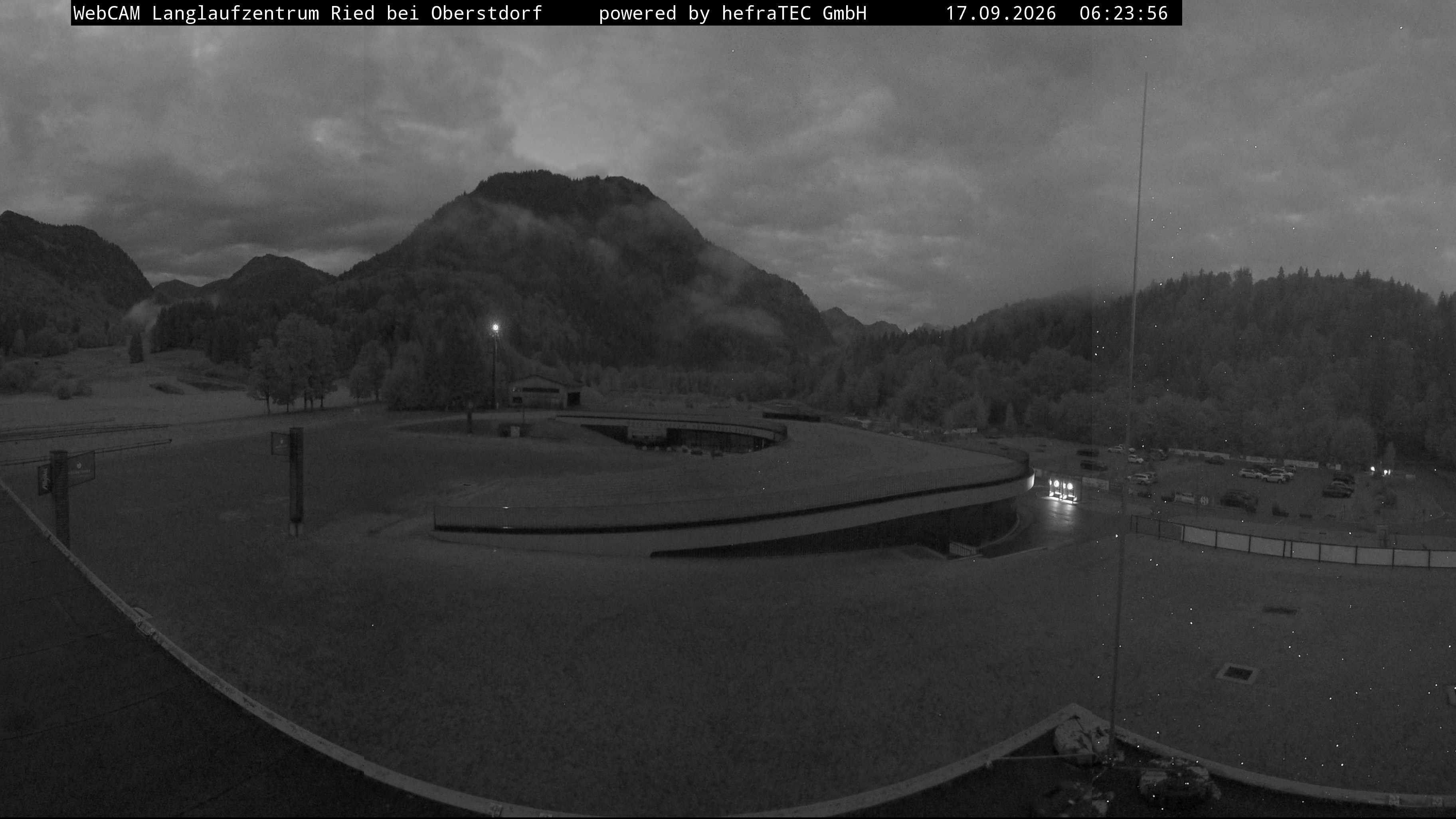 Archiv Foto Webcam Oberstdorf: Blick ins Langlaufstadion