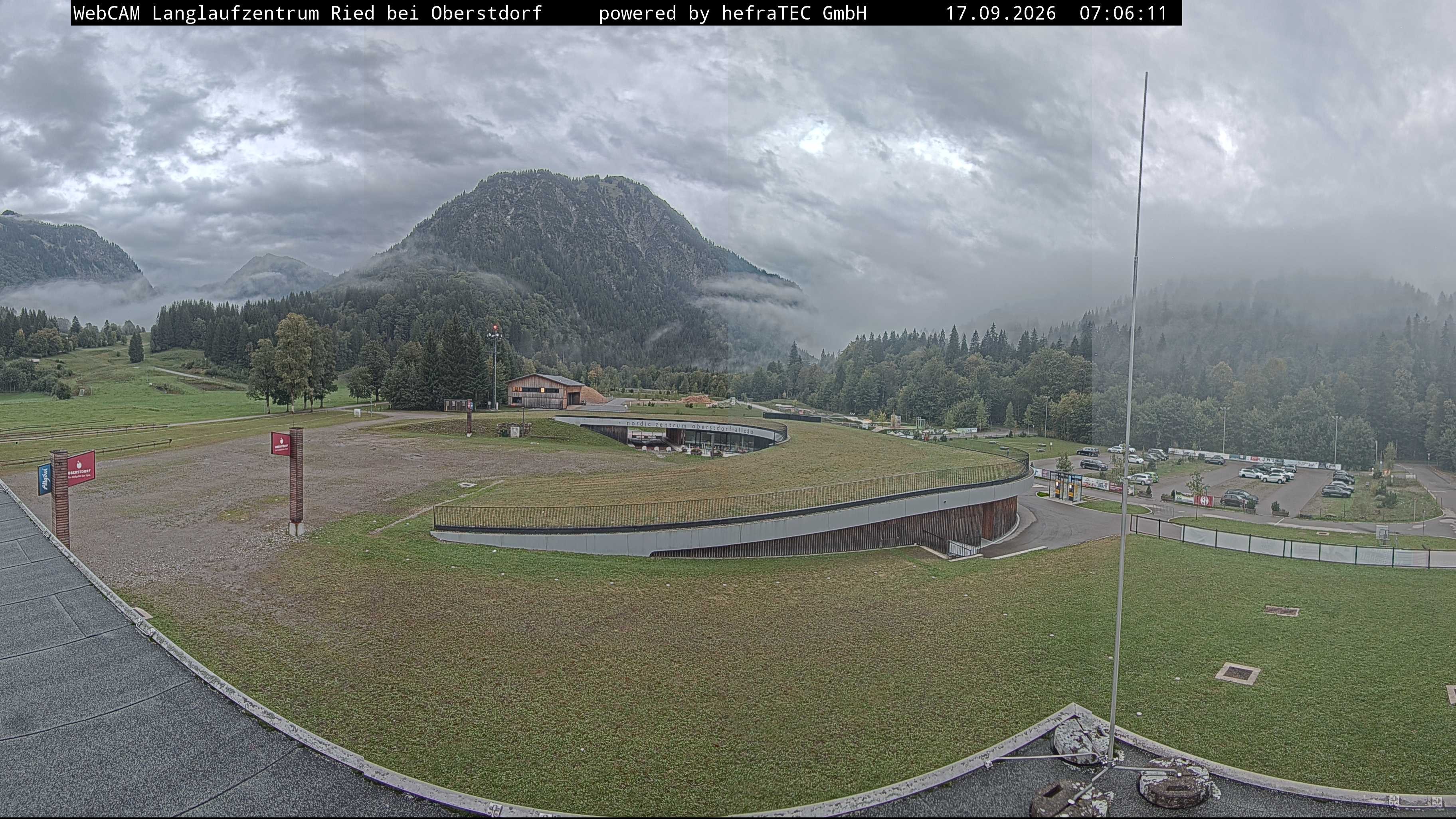 Archiv Foto Webcam Oberstdorf: Blick ins Langlaufstadion