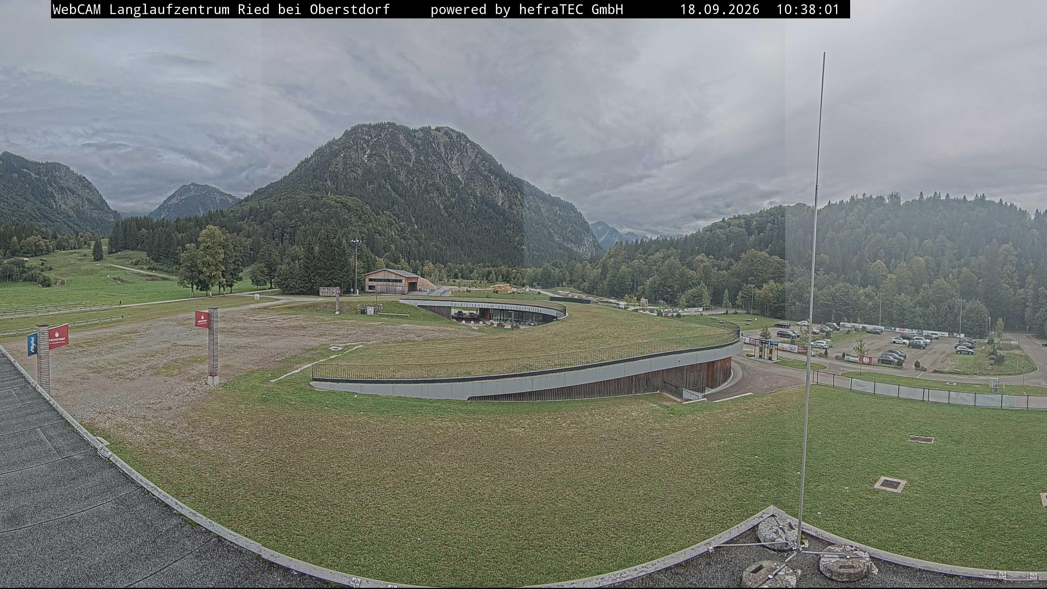 Archiv Foto Webcam Oberstdorf: Blick ins Langlaufstadion