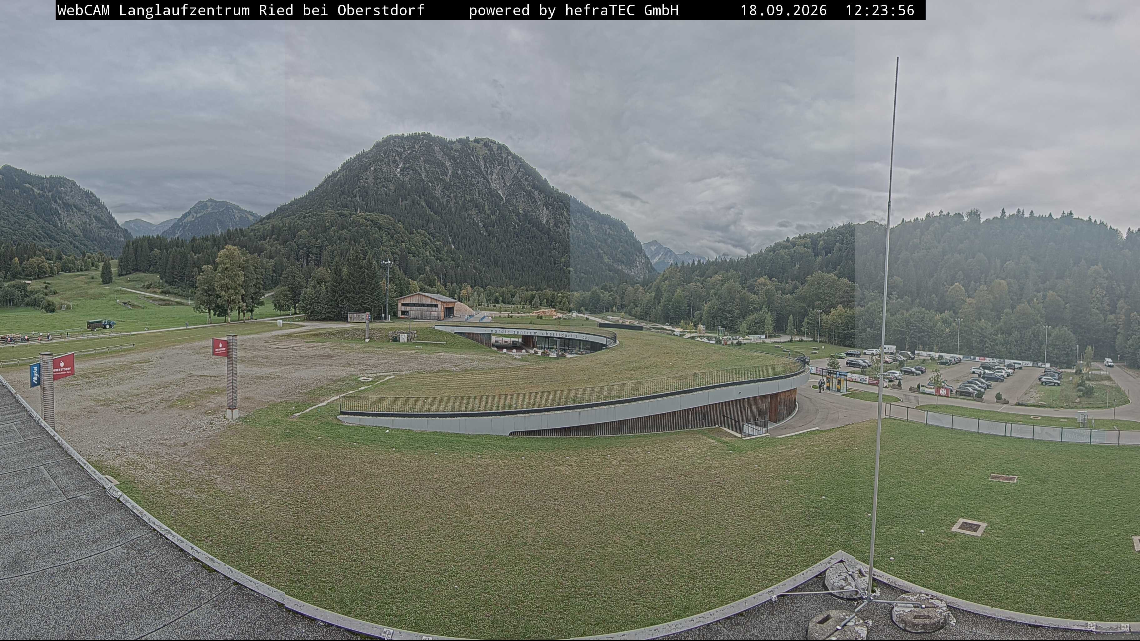 Archiv Foto Webcam Oberstdorf: Blick ins Langlaufstadion