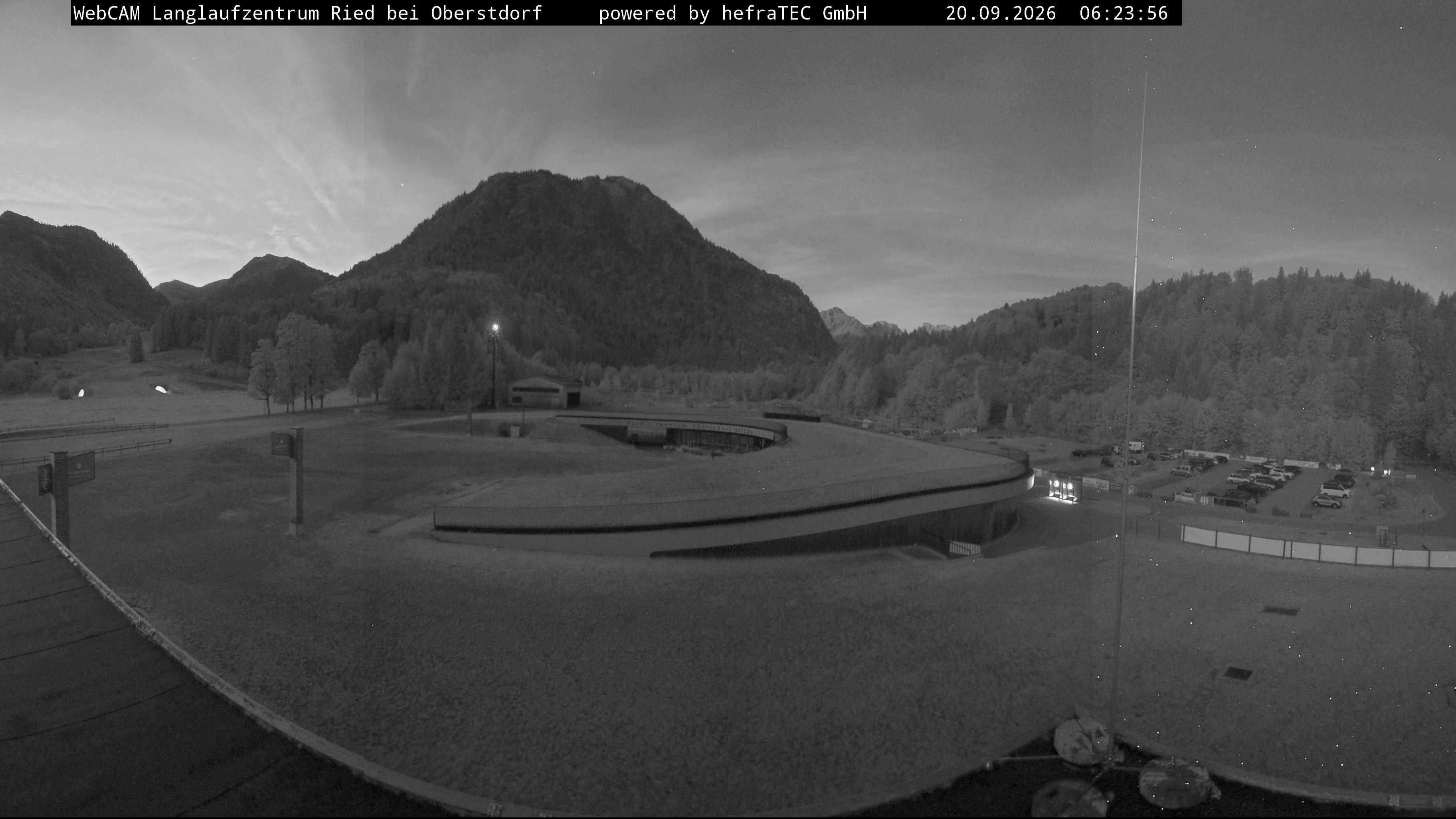 Archiv Foto Webcam Oberstdorf: Blick ins Langlaufstadion