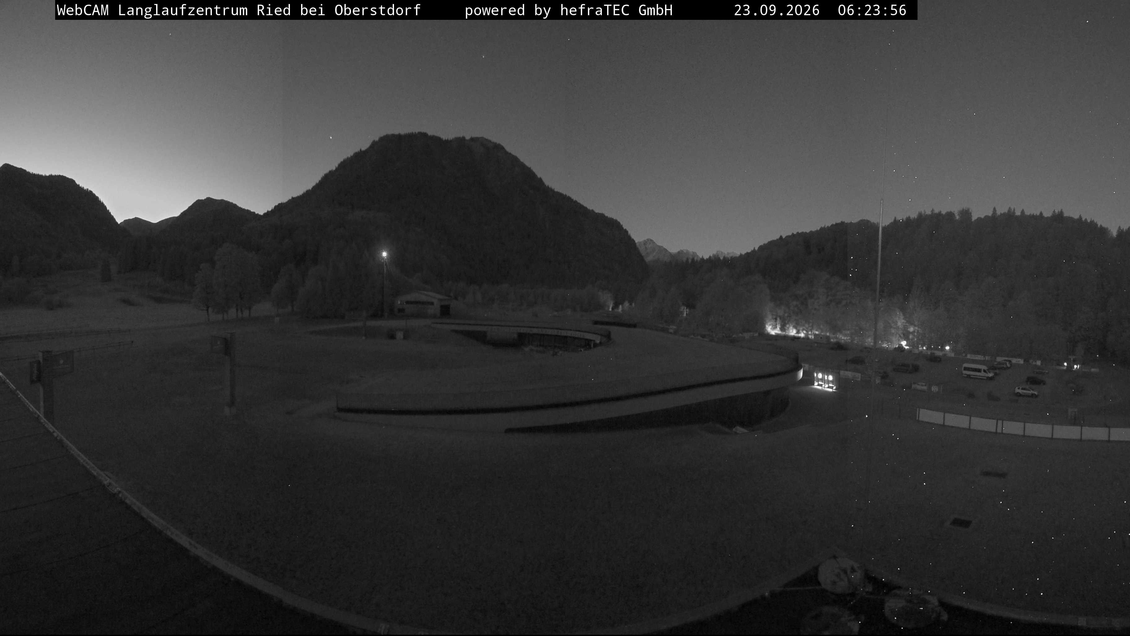 Archiv Foto Webcam Oberstdorf: Blick ins Langlaufstadion