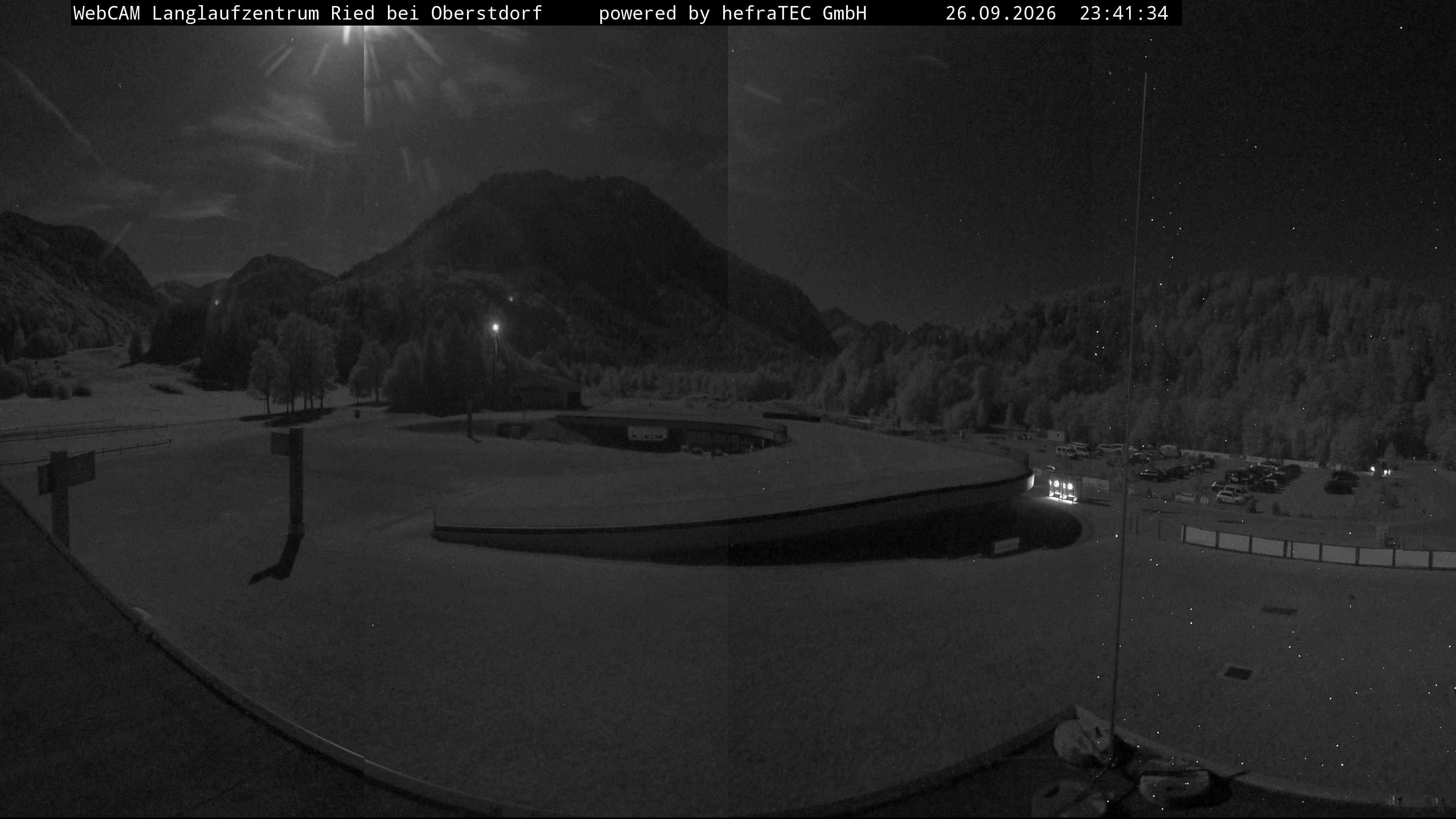 Archiv Foto Webcam Oberstdorf: Blick ins Langlaufstadion