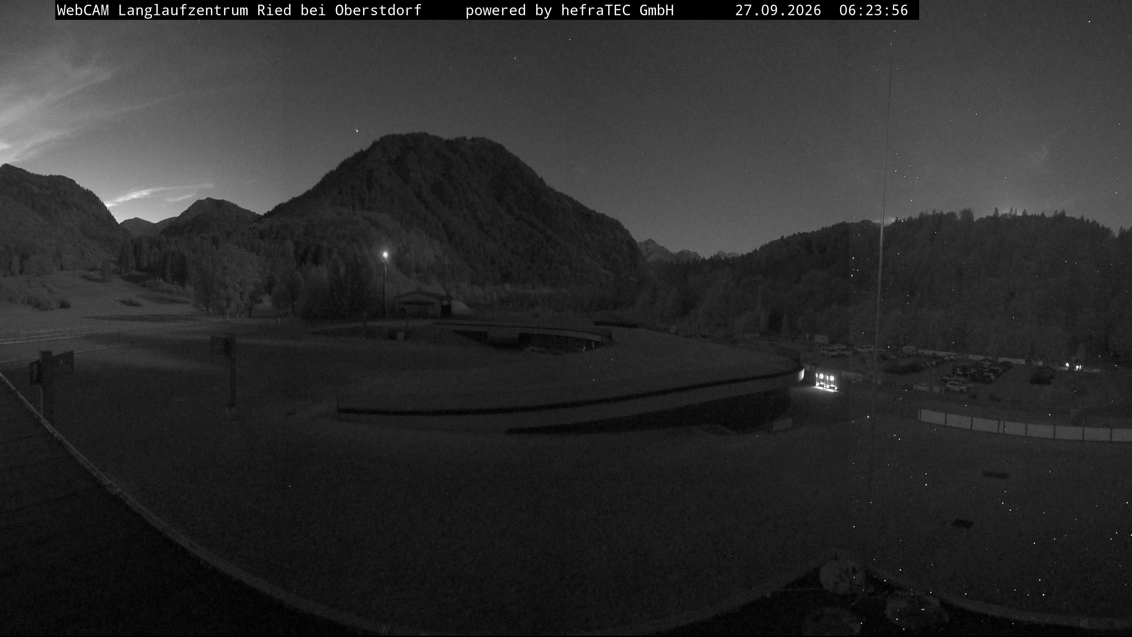 Archiv Foto Webcam Oberstdorf: Blick ins Langlaufstadion