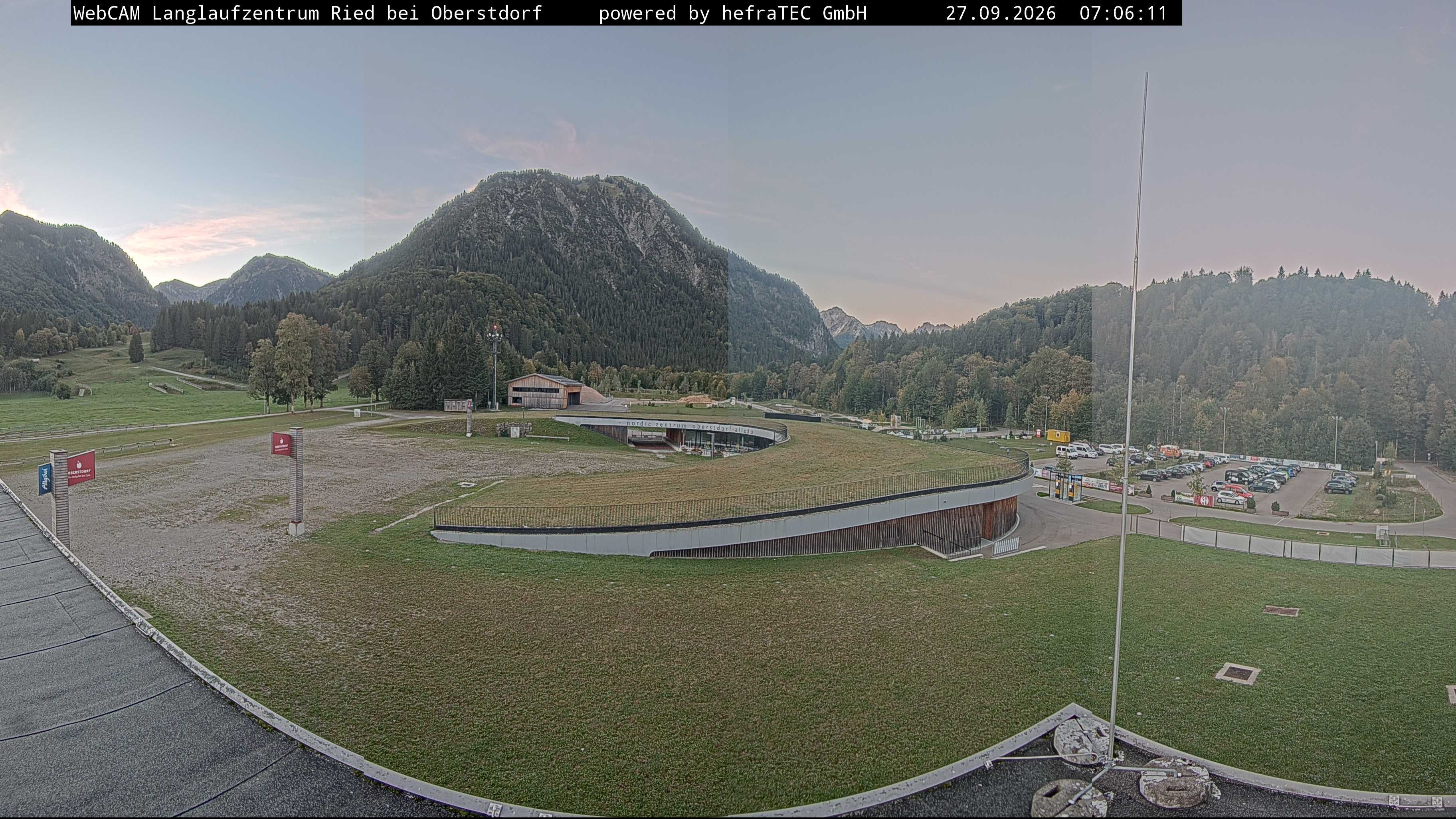 Archiv Foto Webcam Oberstdorf: Blick ins Langlaufstadion