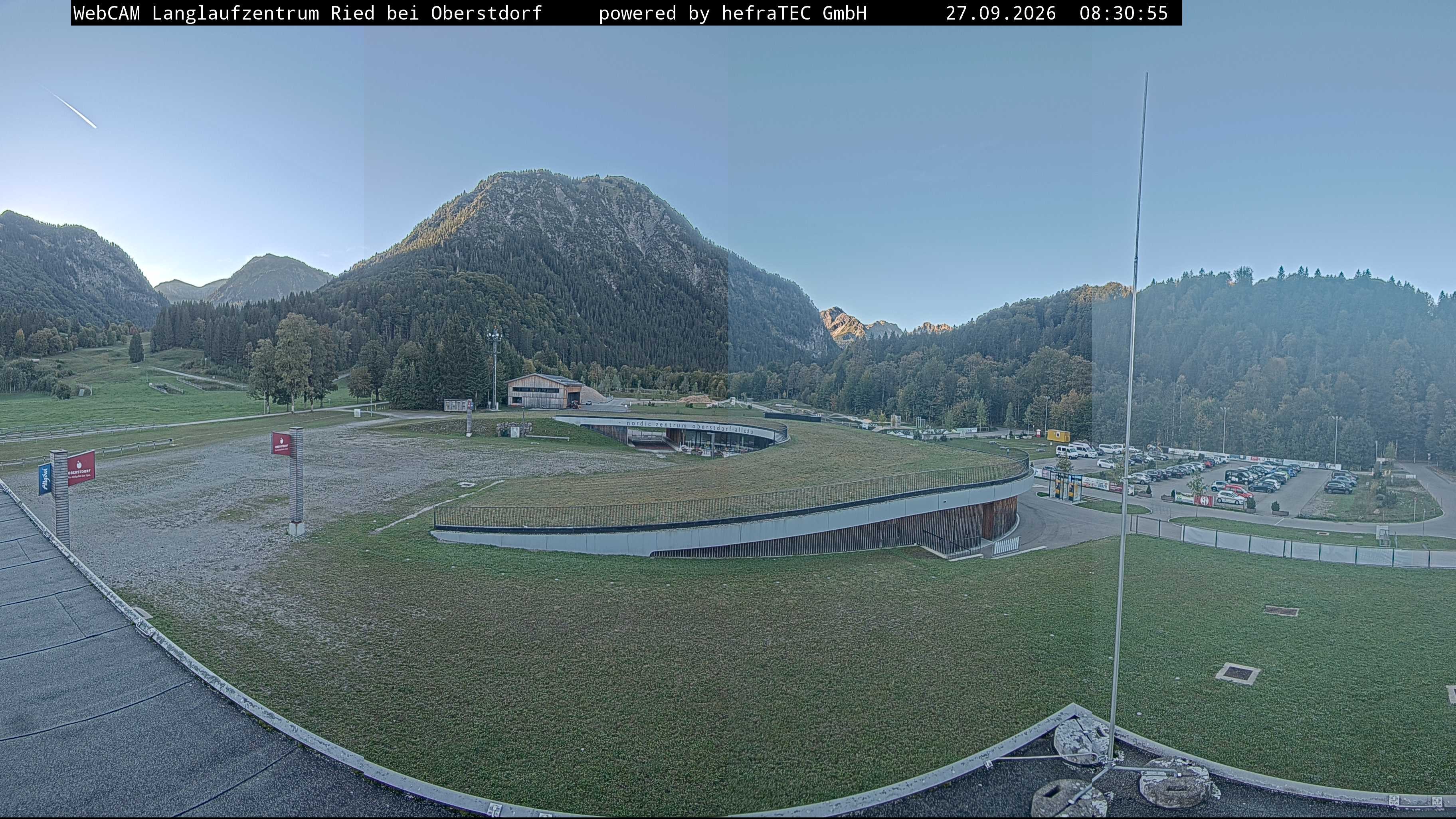Archiv Foto Webcam Oberstdorf: Blick ins Langlaufstadion