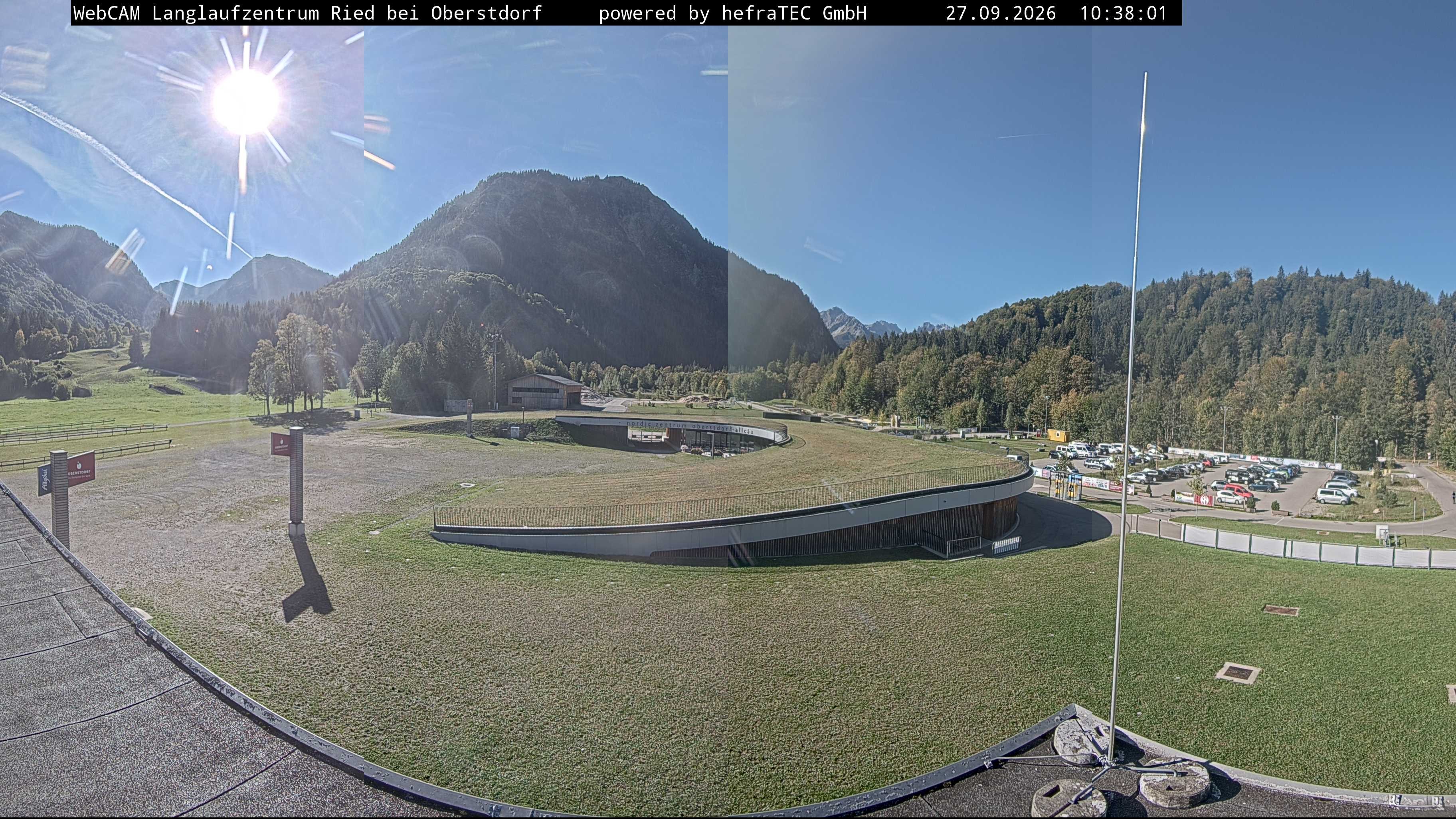 Archiv Foto Webcam Oberstdorf: Blick ins Langlaufstadion