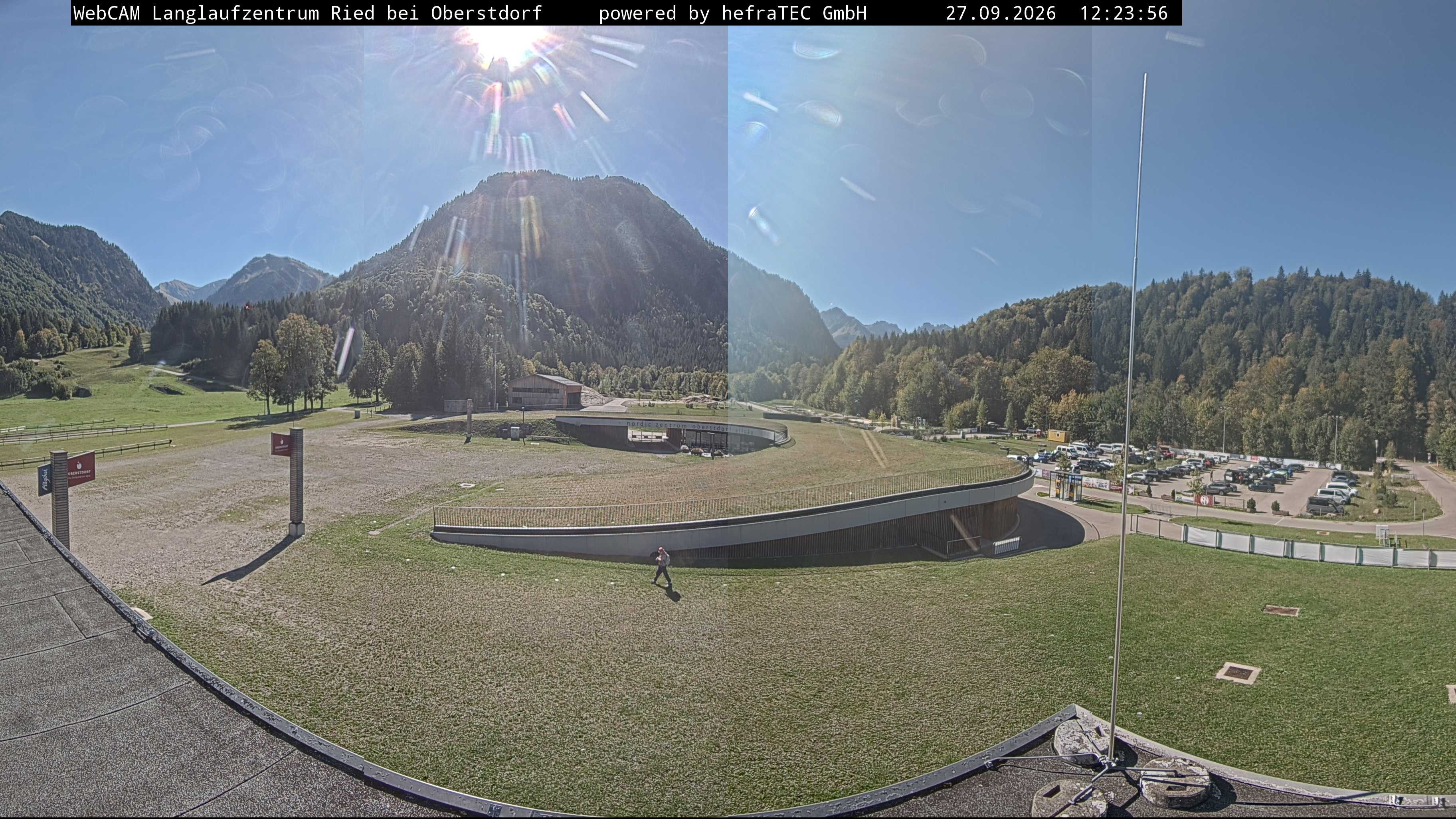 Archiv Foto Webcam Oberstdorf: Blick ins Langlaufstadion