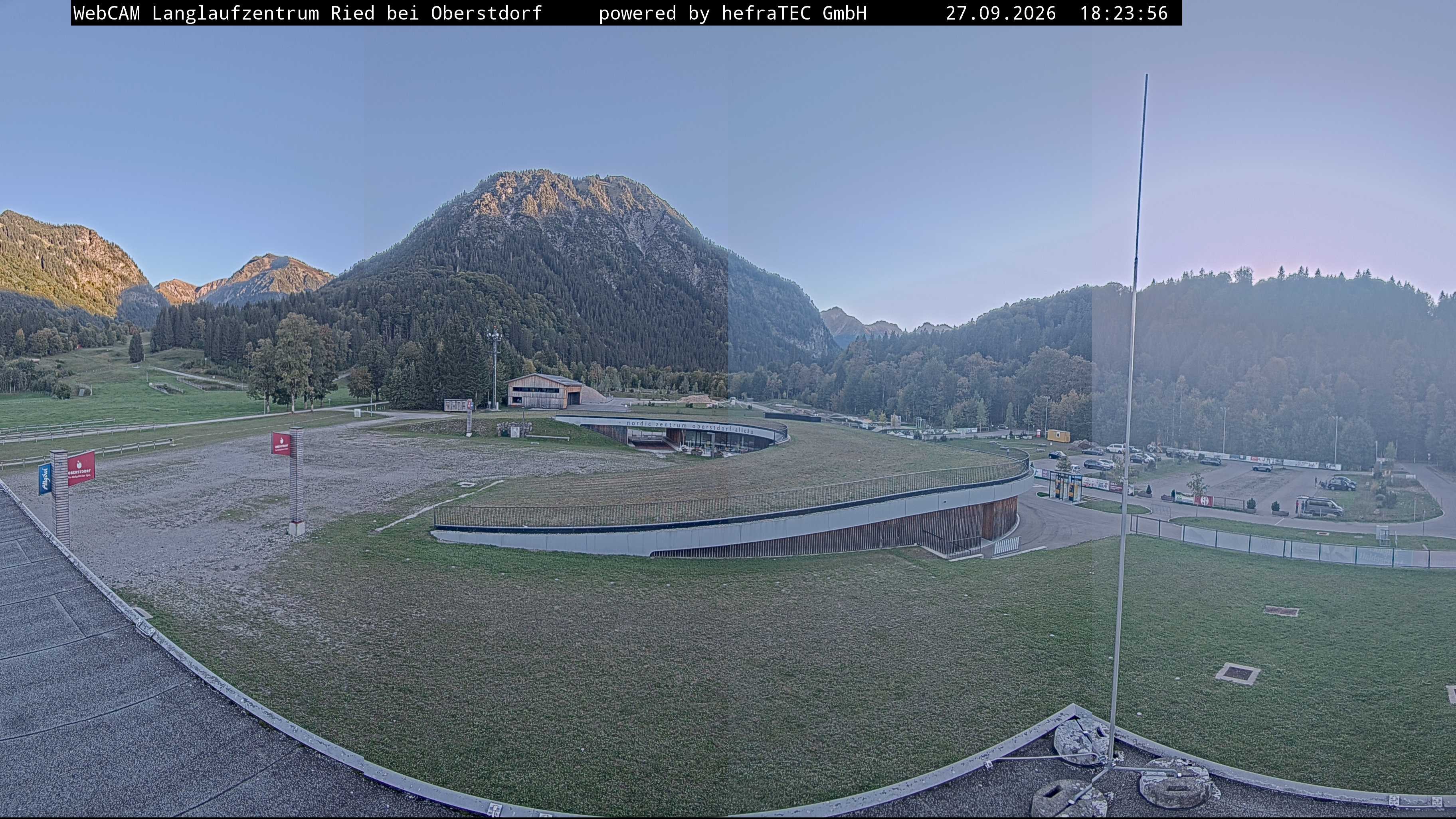 Archiv Foto Webcam Oberstdorf: Blick ins Langlaufstadion