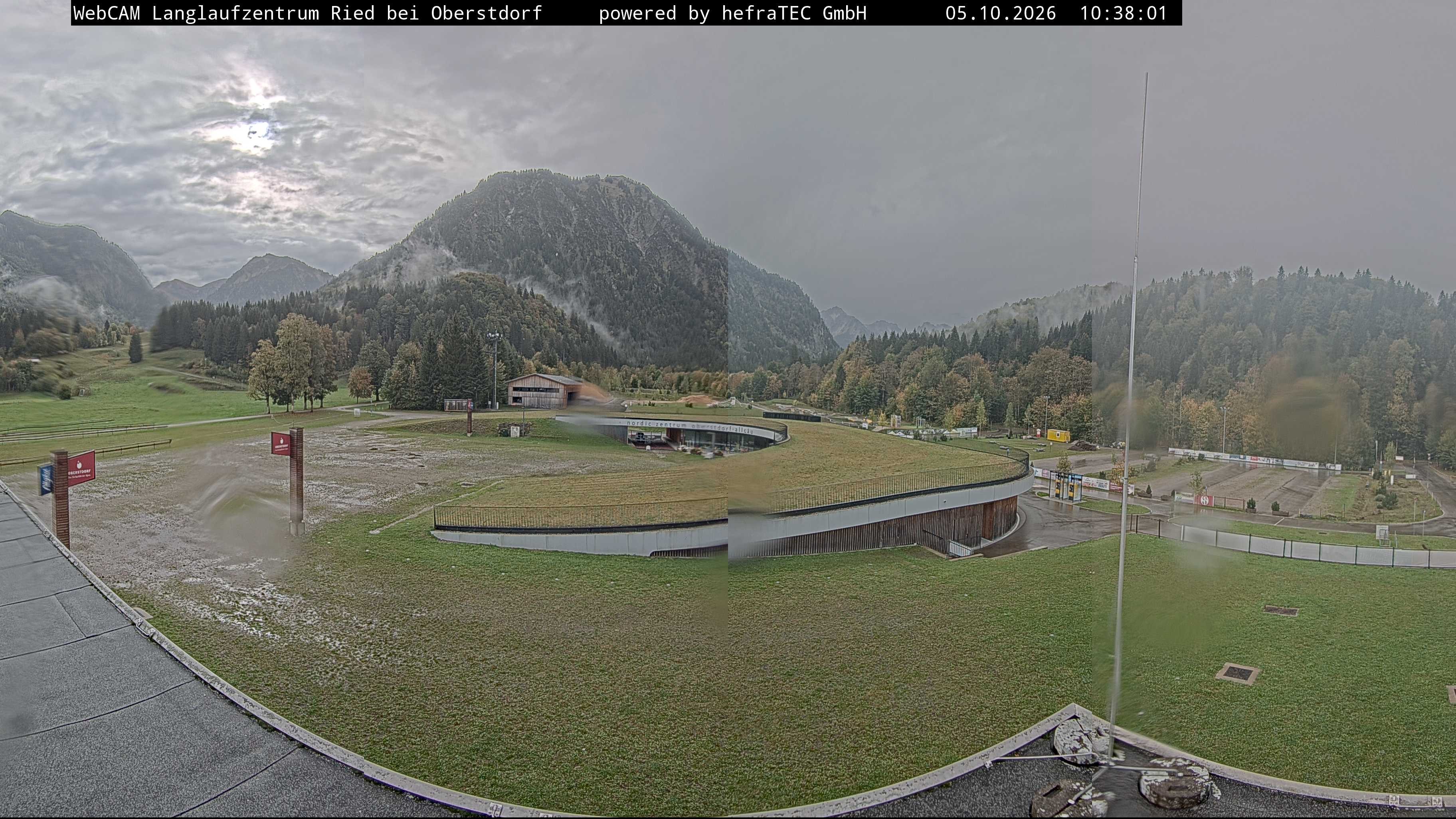 Archiv Foto Webcam Oberstdorf: Blick ins Langlaufstadion