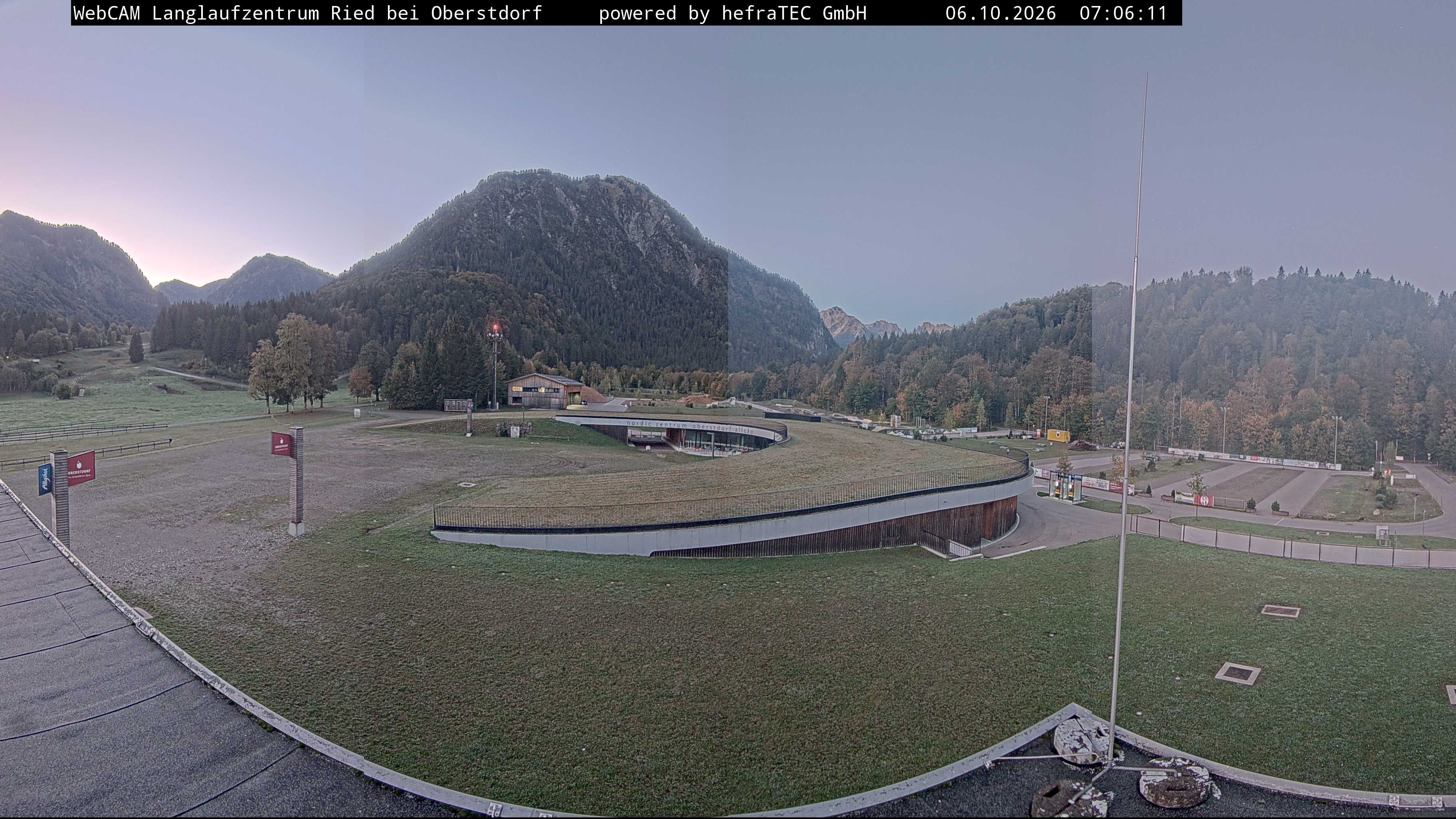 Archiv Foto Webcam Oberstdorf: Blick ins Langlaufstadion
