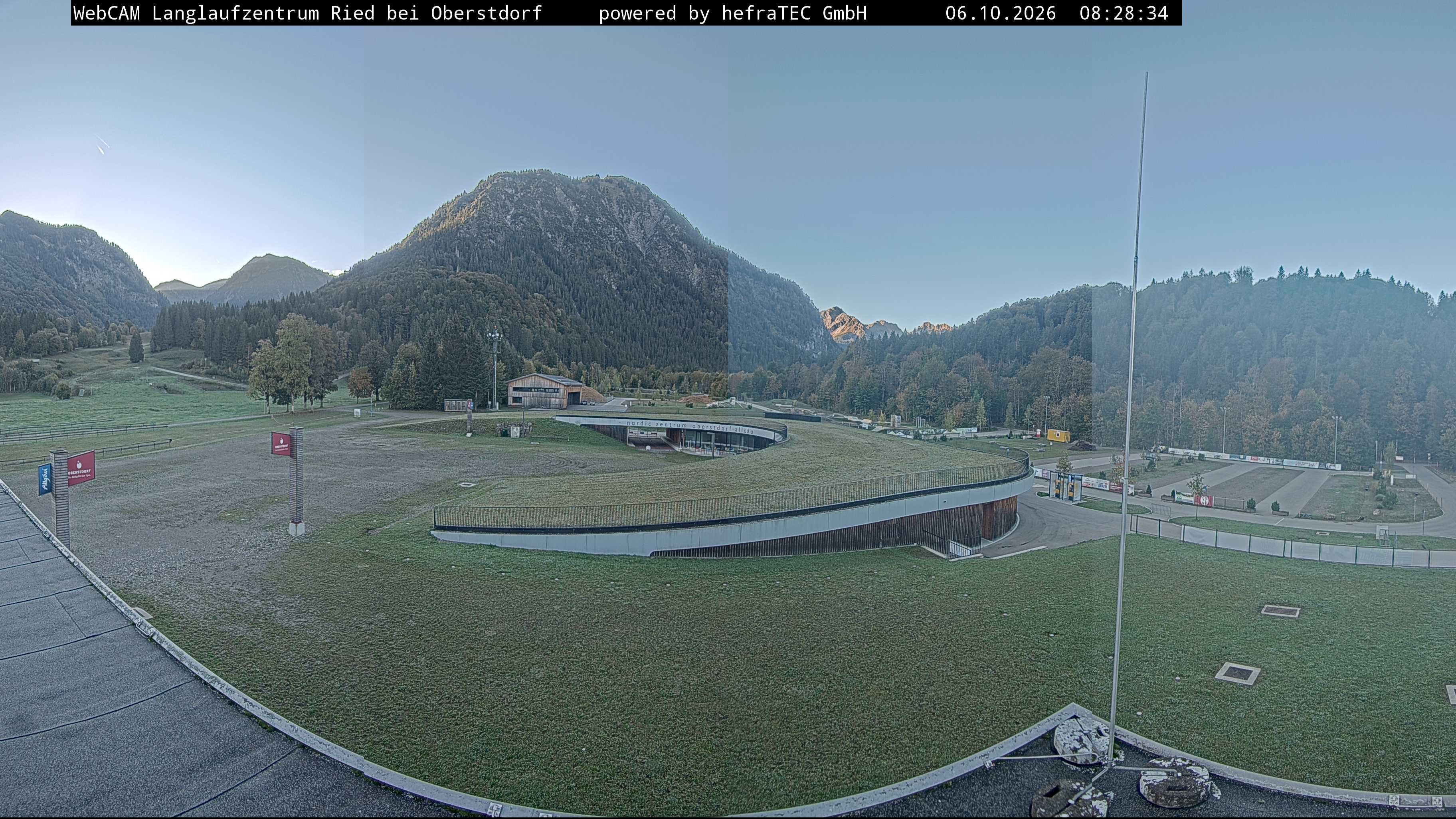Archiv Foto Webcam Oberstdorf: Blick ins Langlaufstadion