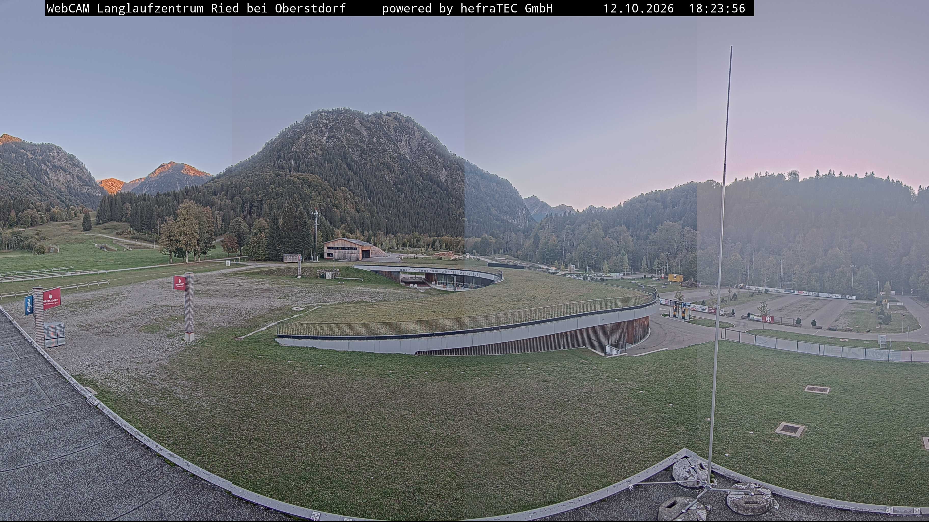 Archiv Foto Webcam Oberstdorf: Blick ins Langlaufstadion