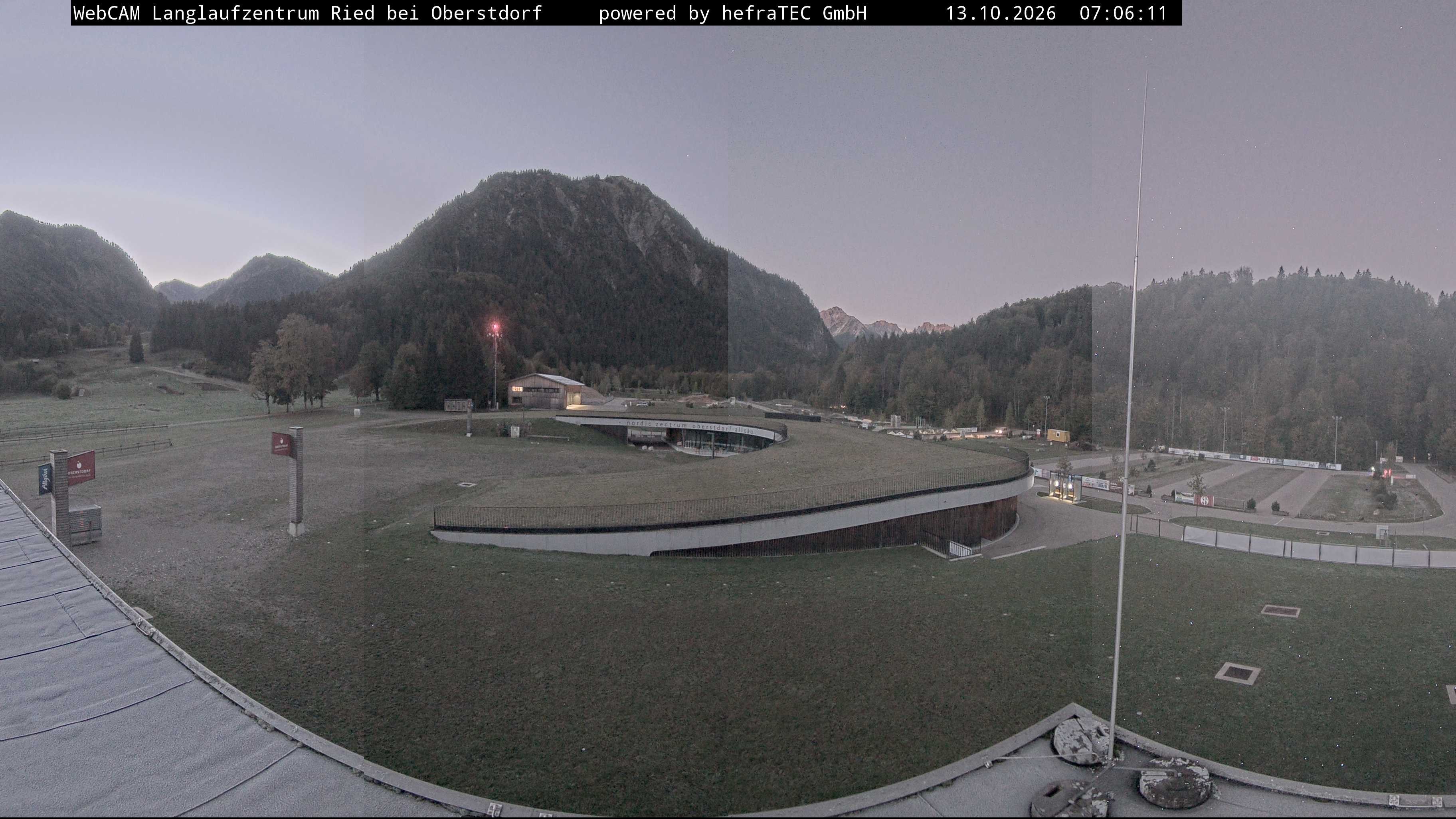 Archiv Foto Webcam Oberstdorf: Blick ins Langlaufstadion