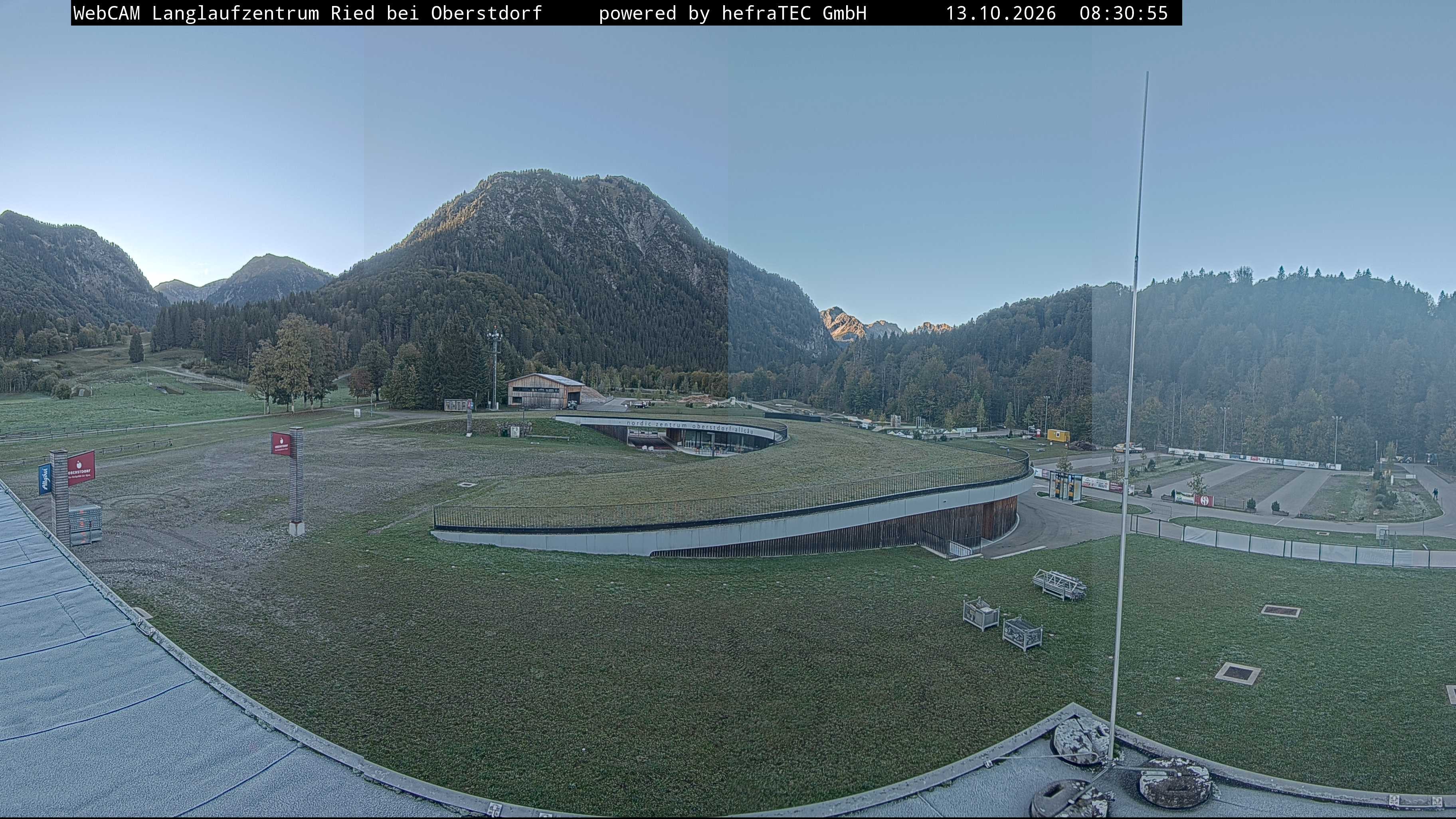 Archiv Foto Webcam Oberstdorf: Blick ins Langlaufstadion