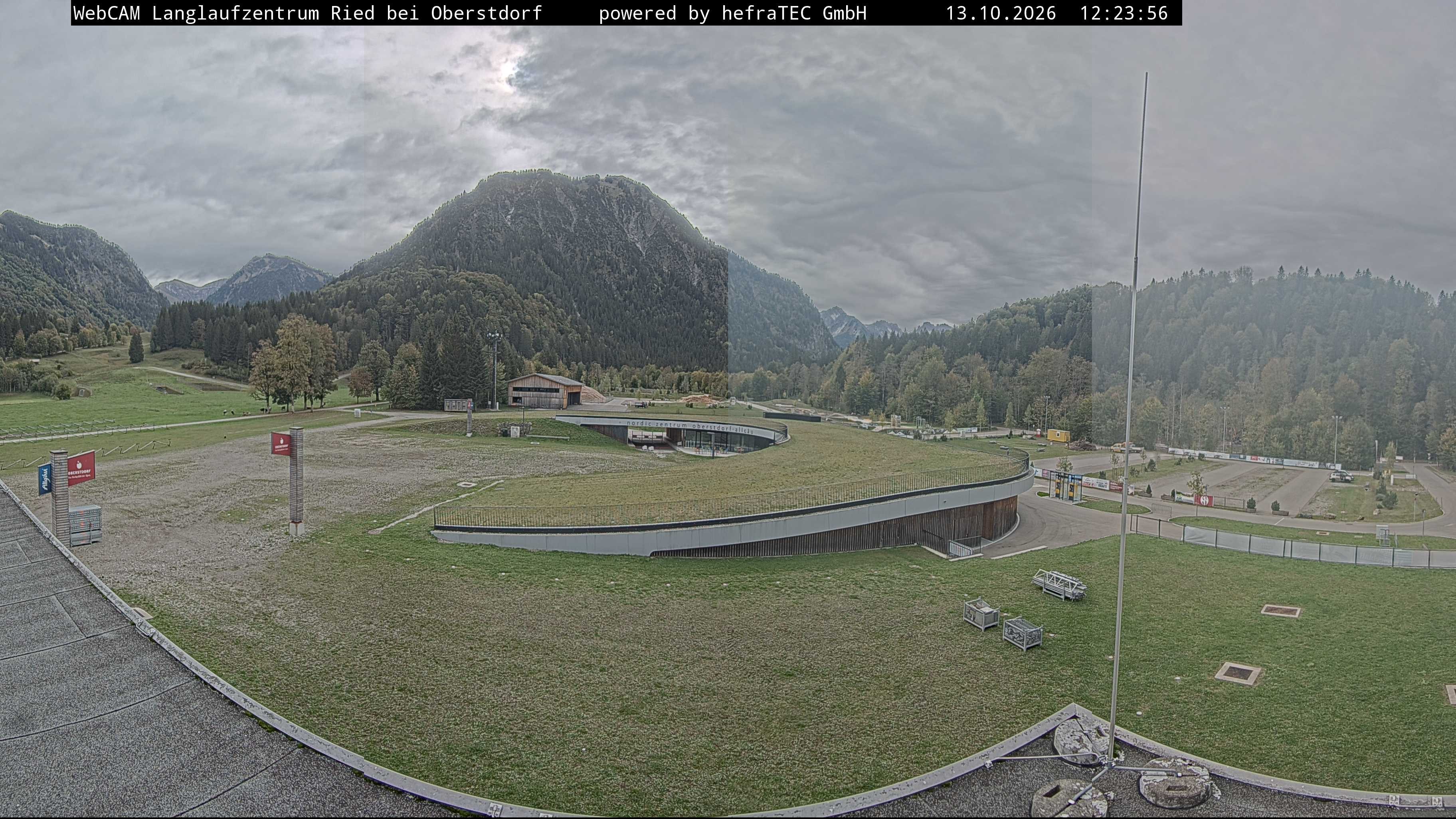 Archiv Foto Webcam Oberstdorf: Blick ins Langlaufstadion