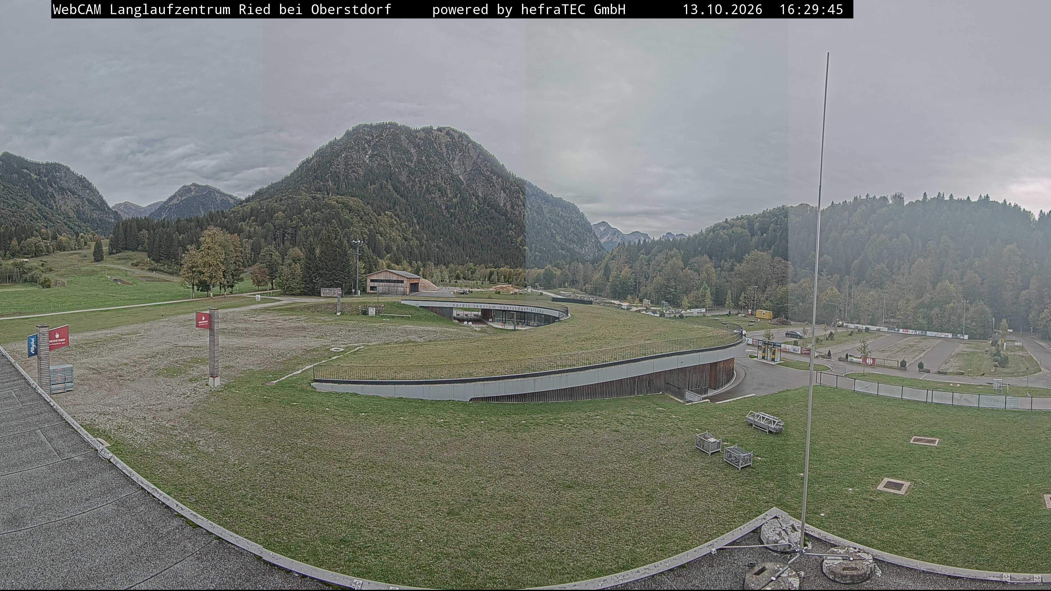 Archiv Foto Webcam Oberstdorf: Blick ins Langlaufstadion