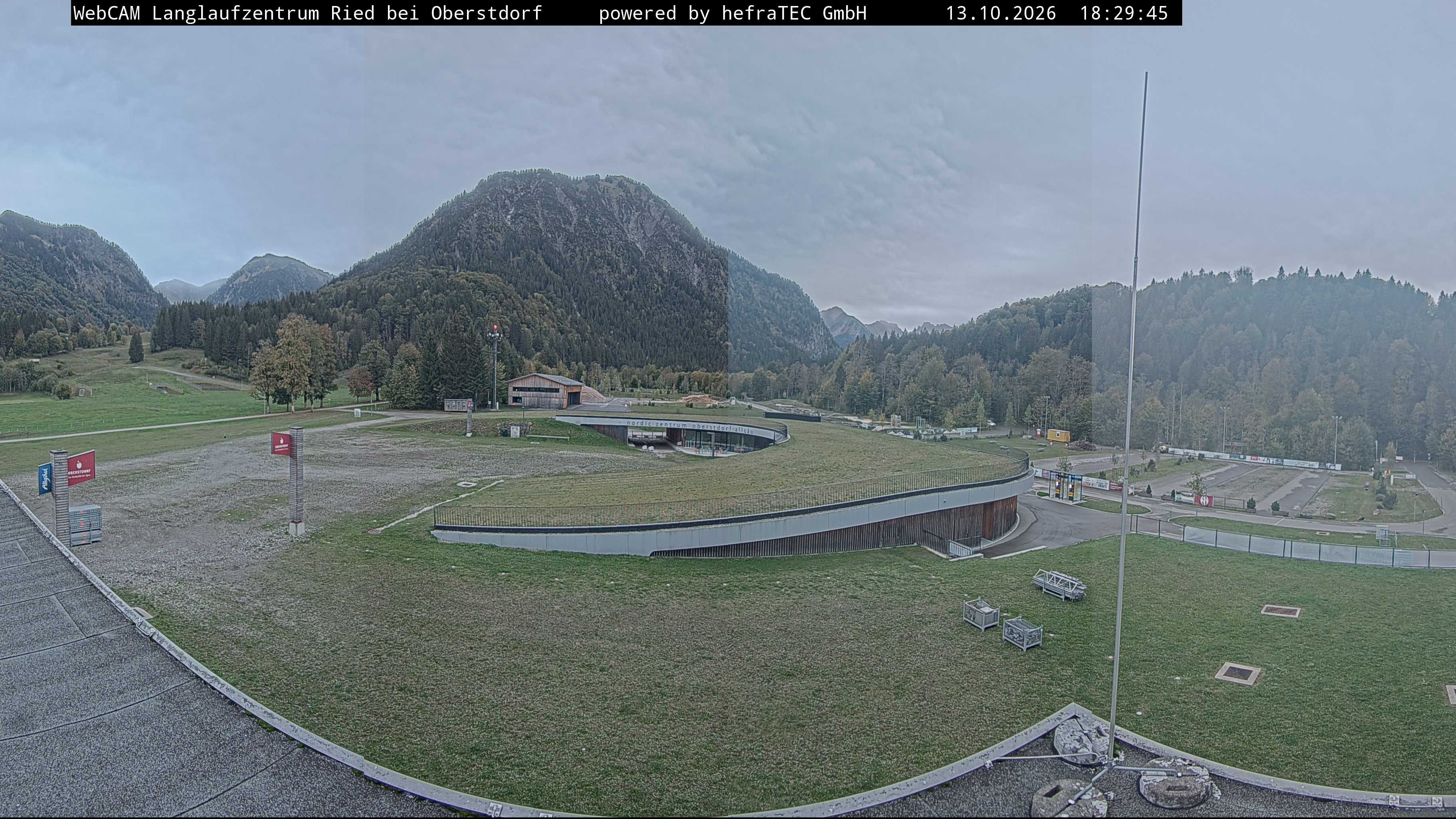Archiv Foto Webcam Oberstdorf: Blick ins Langlaufstadion
