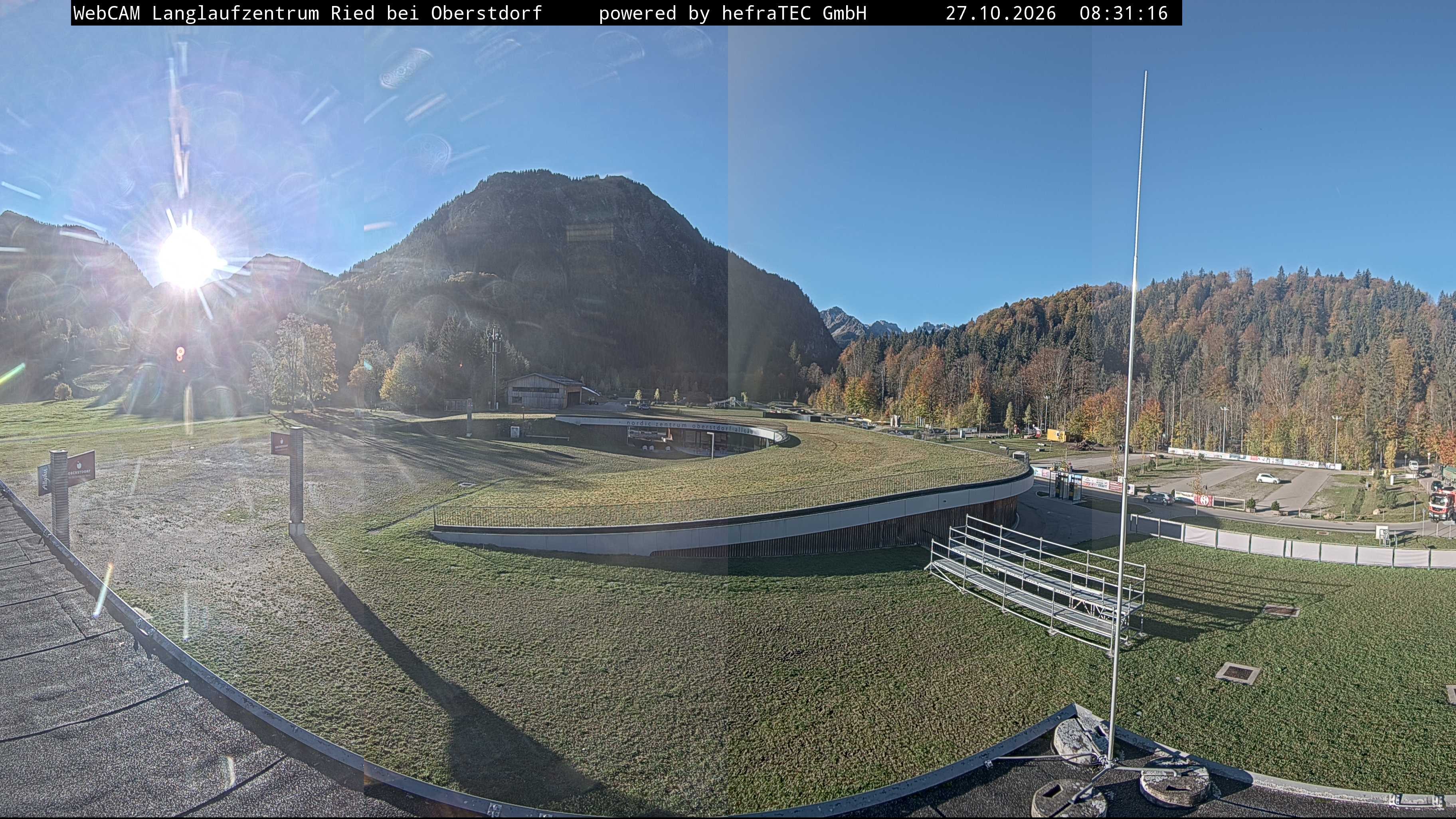 Archived image Webcam Cross Country Stadium, Oberstdorf