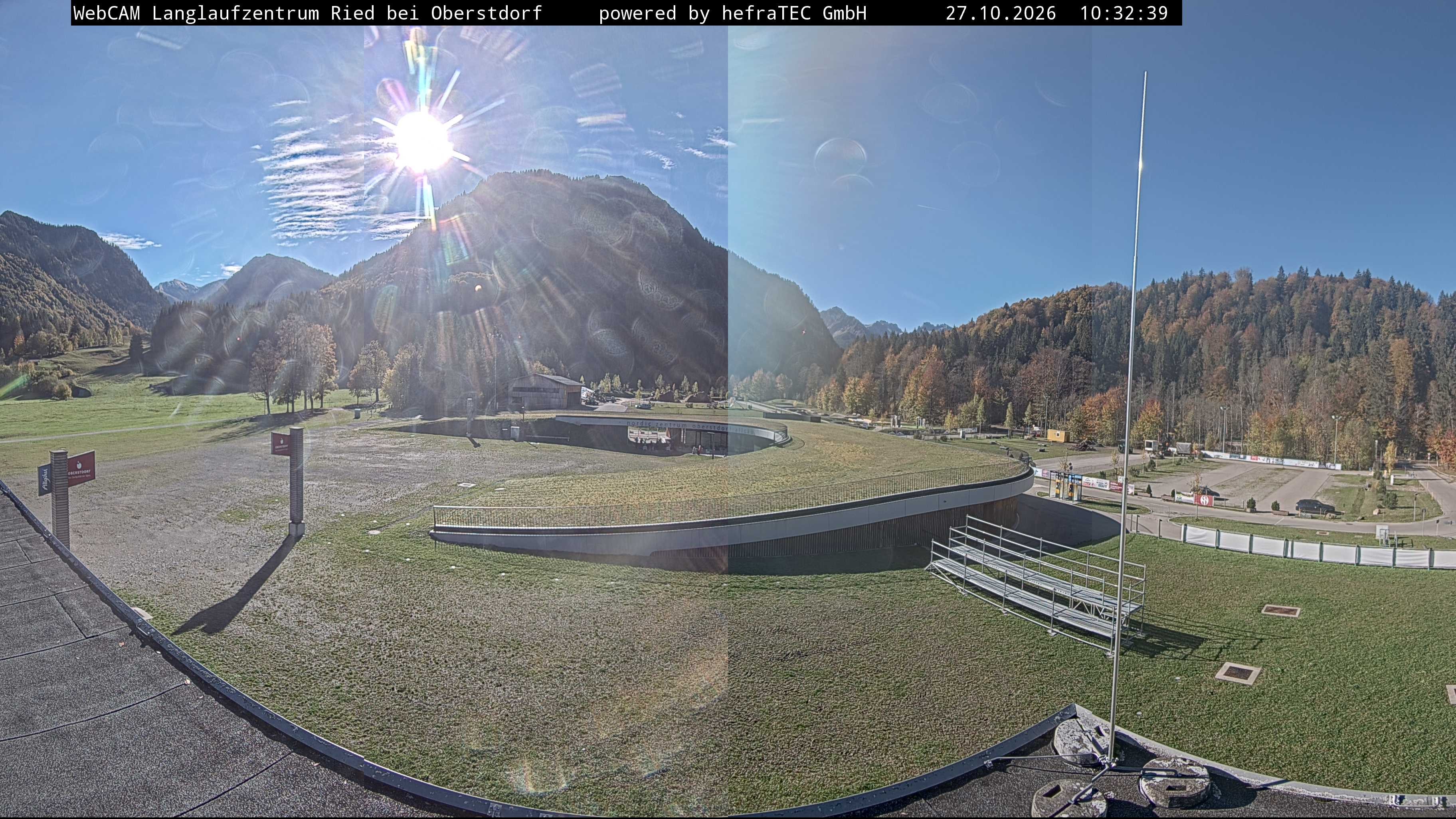 Archived image Webcam Cross Country Stadium, Oberstdorf