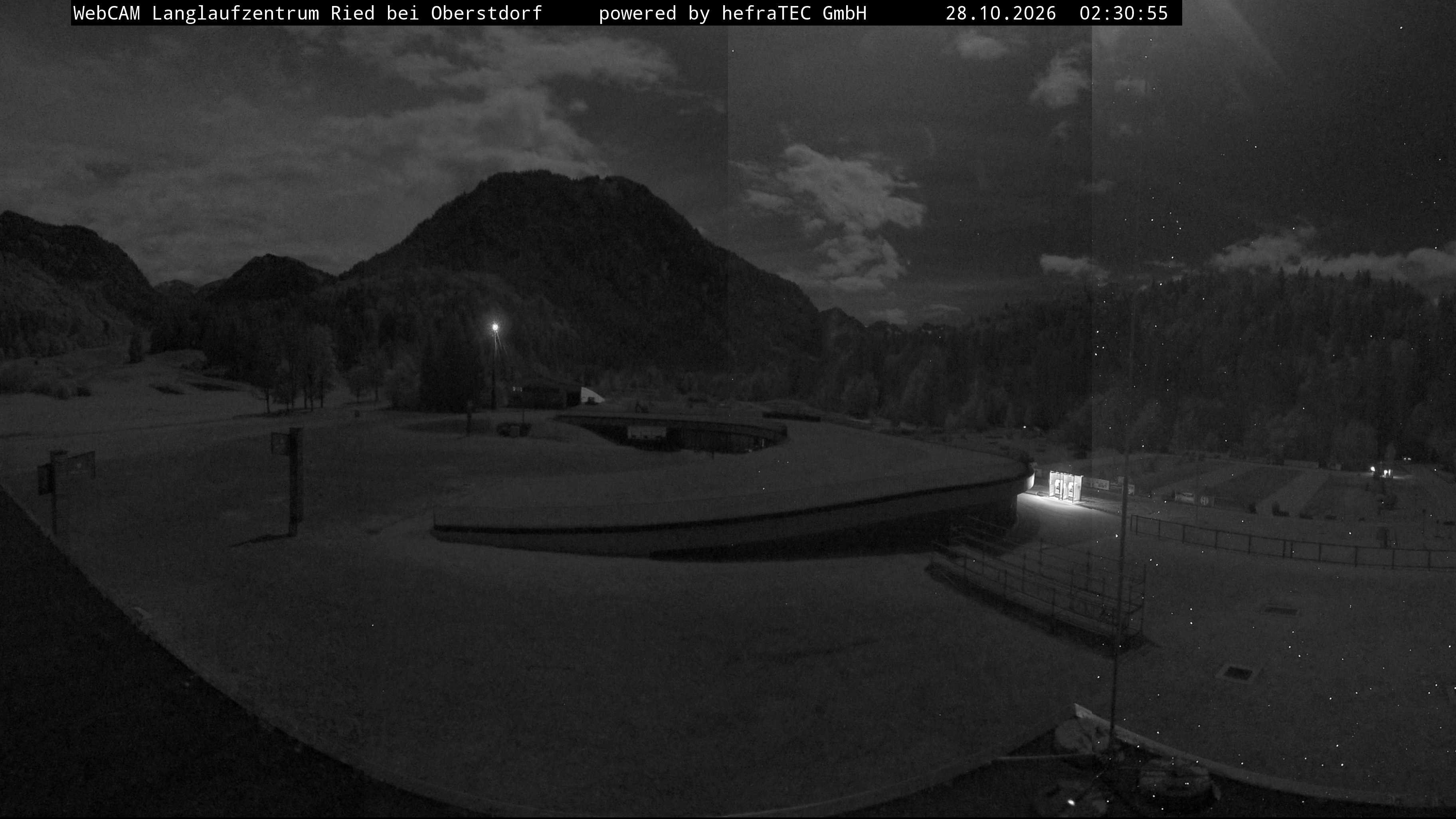 Archiv Foto Webcam Oberstdorf: Blick ins Langlaufstadion