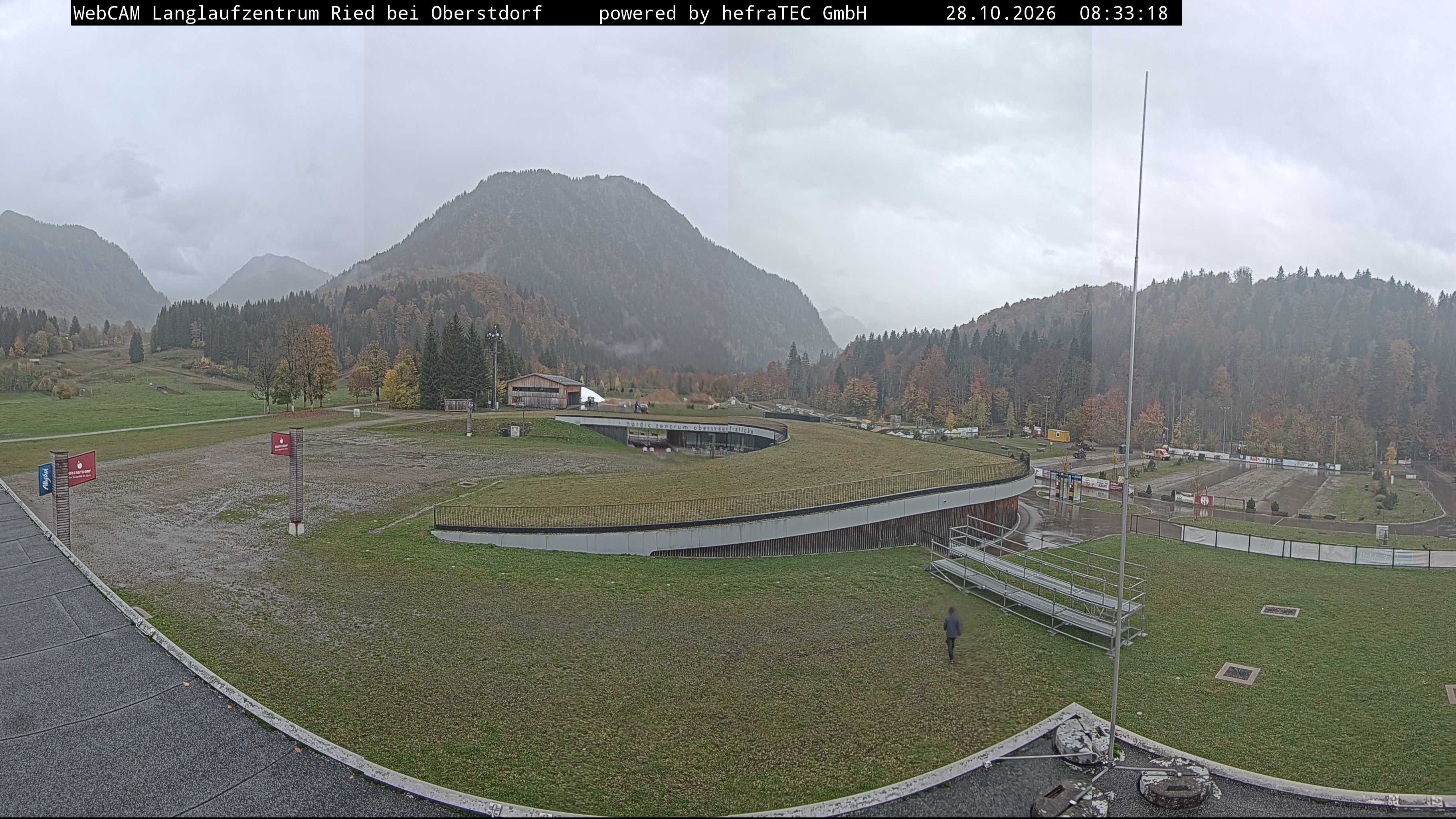 Archiv Foto Webcam Oberstdorf: Blick ins Langlaufstadion