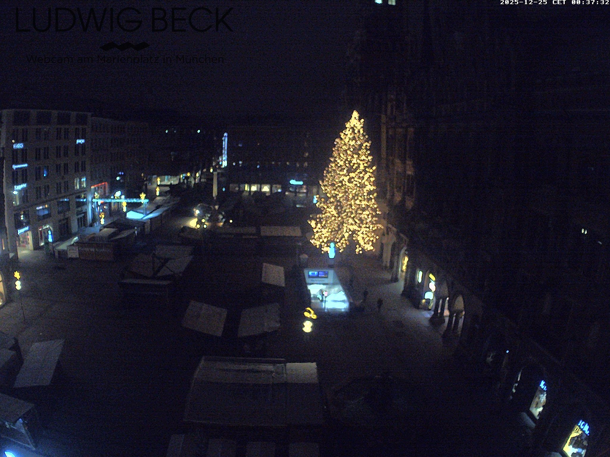 Archiv Foto Webcam am Marienplatz München