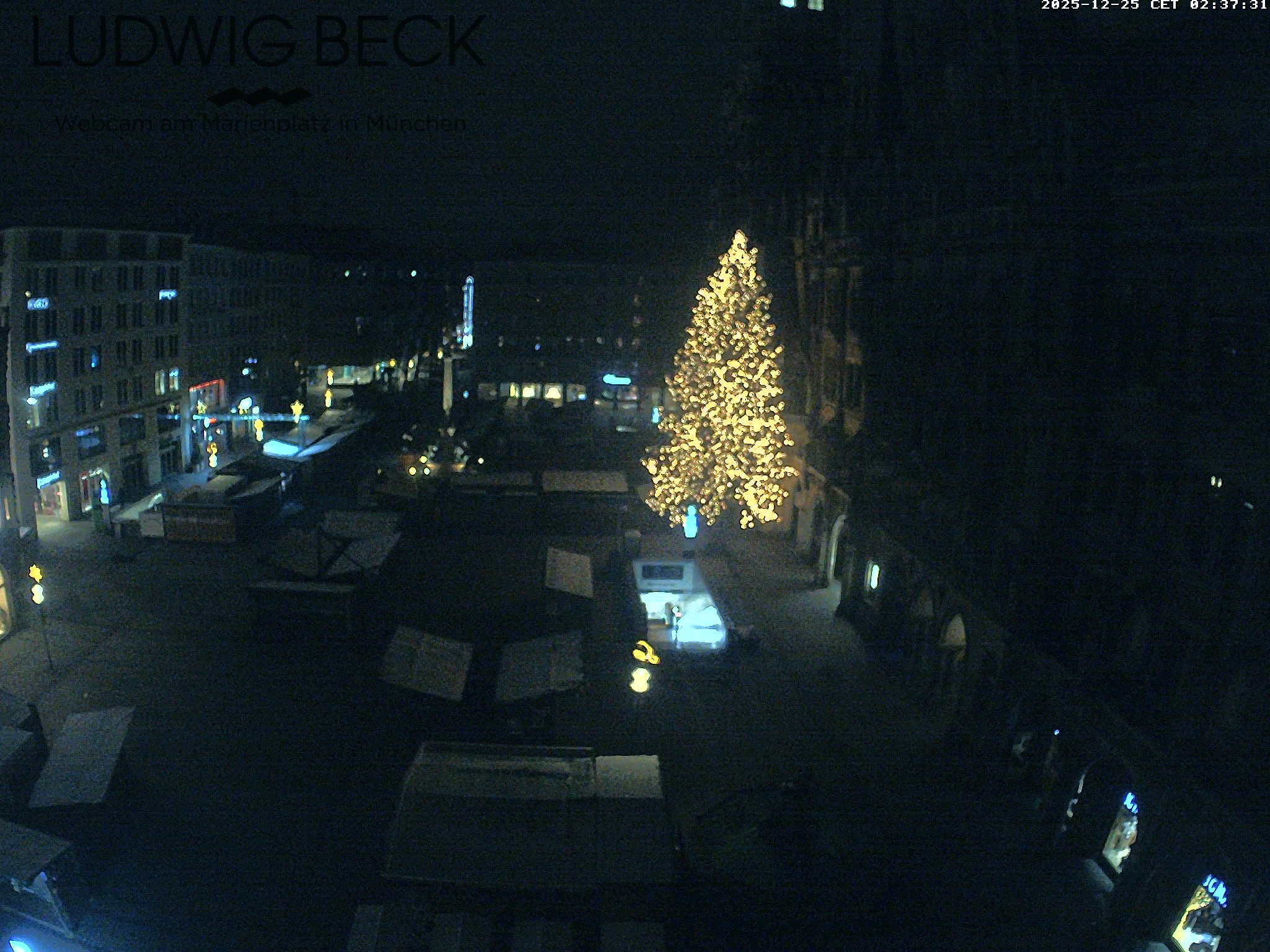 Archiv Foto Webcam am Marienplatz München