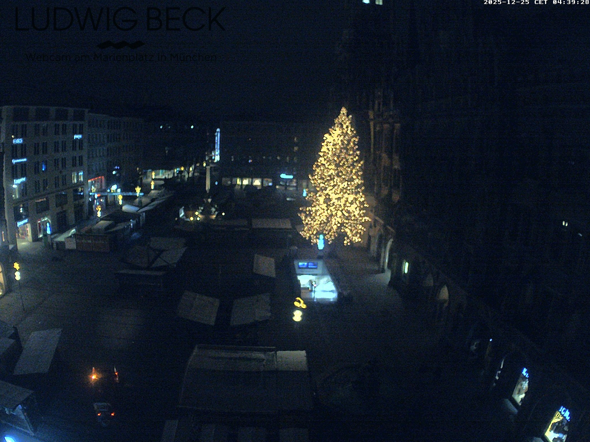 Archiv Foto Webcam am Marienplatz München